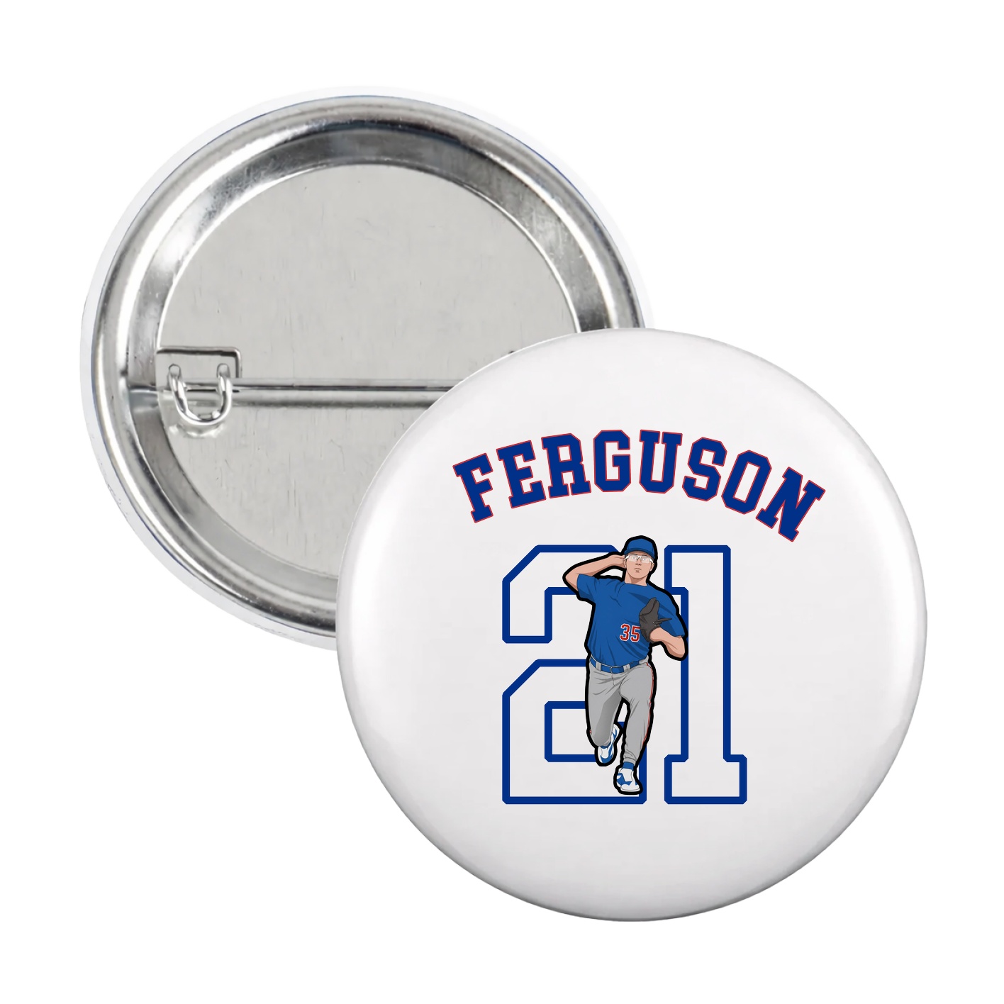 Game Day Button — Shirsey Arch in White