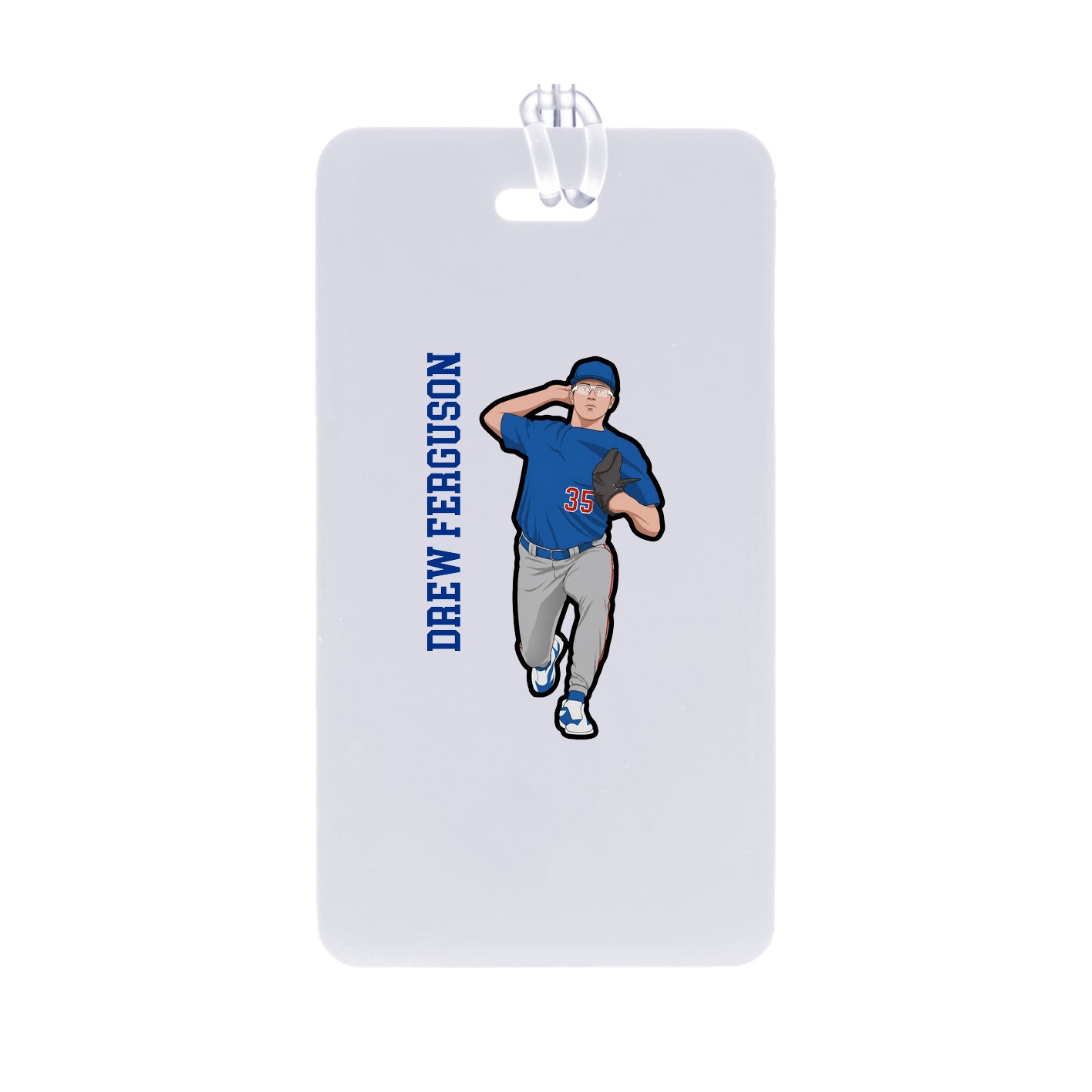 Bag Tag — Name Vertical in Classic
