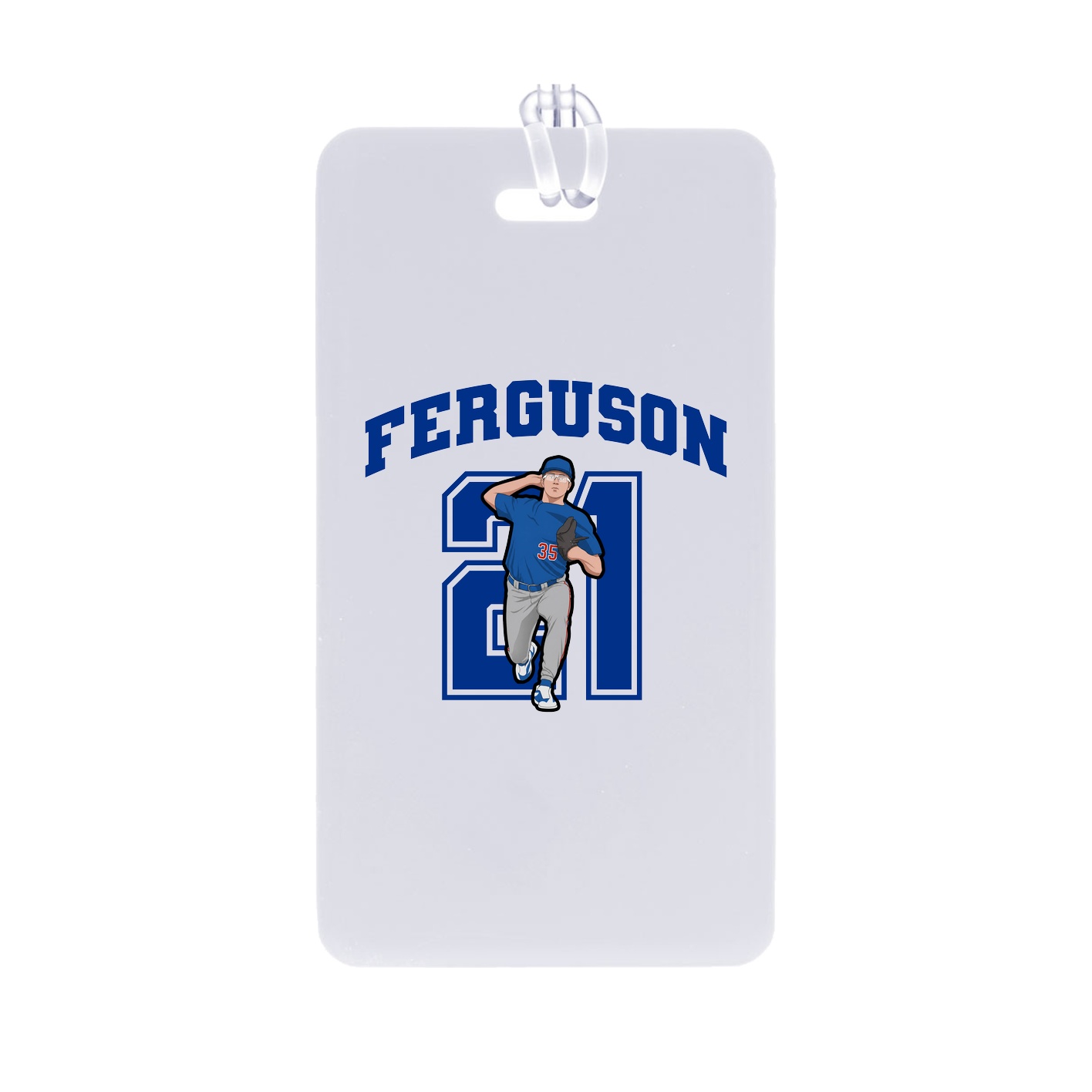 Bag Tag — Number in Classic