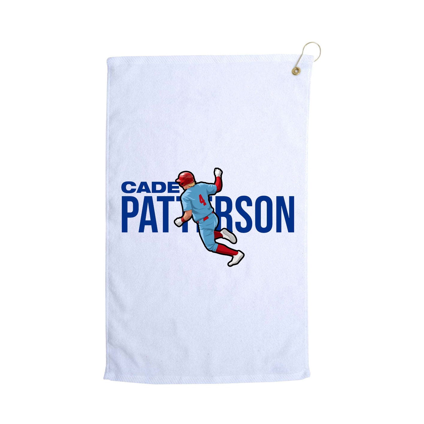 Golf Towel — Player Name in White