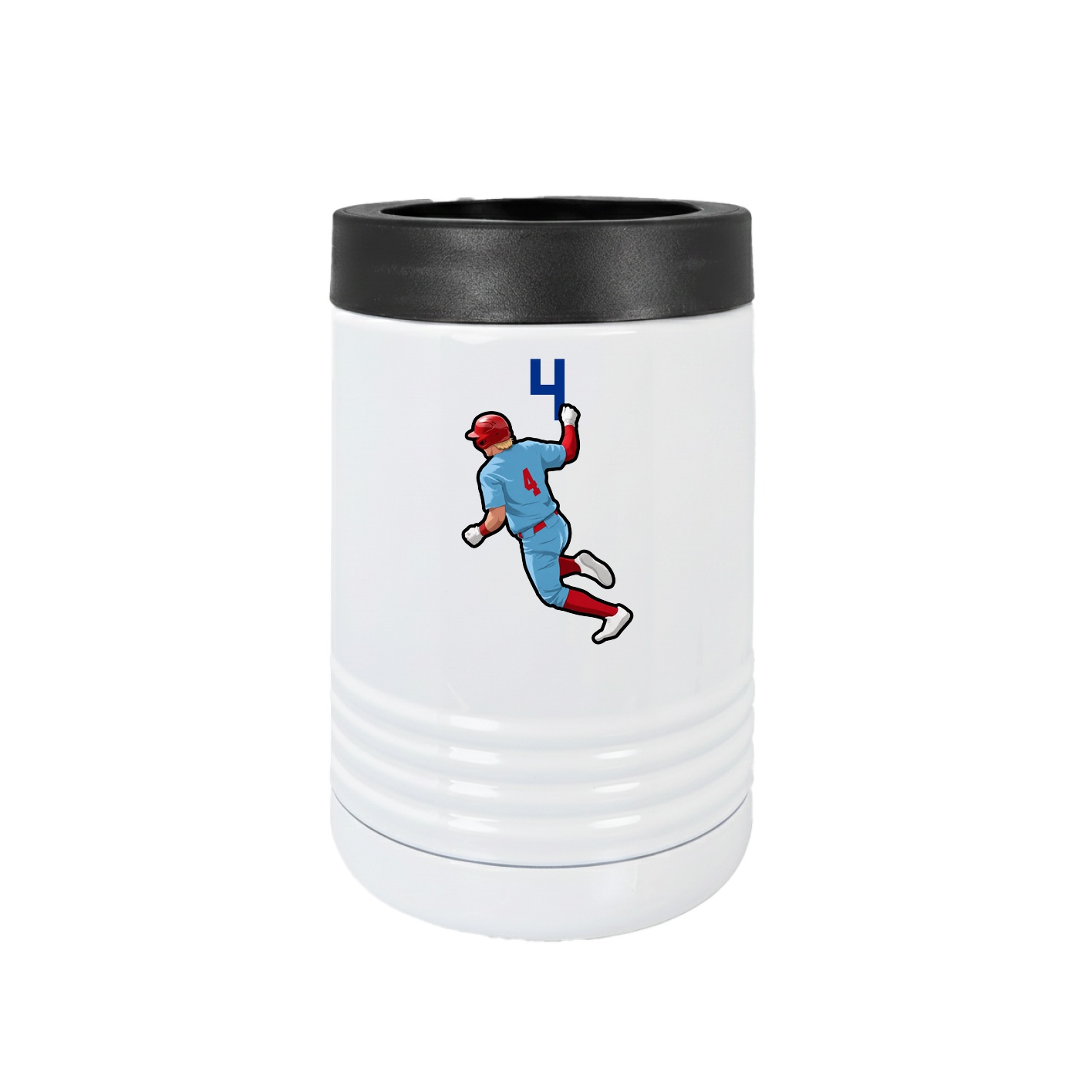 Beverage Holder — Number Top in White