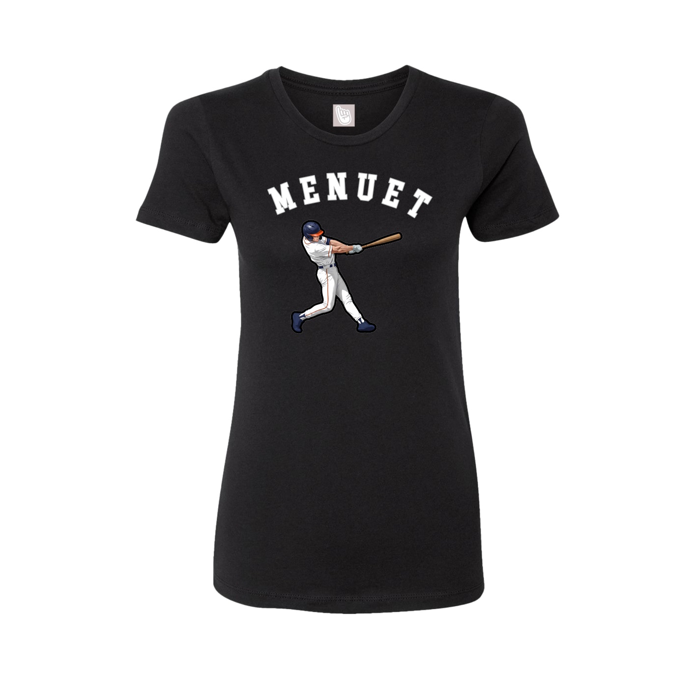 Fitted Women's Tee — Shirsey Arch in Black