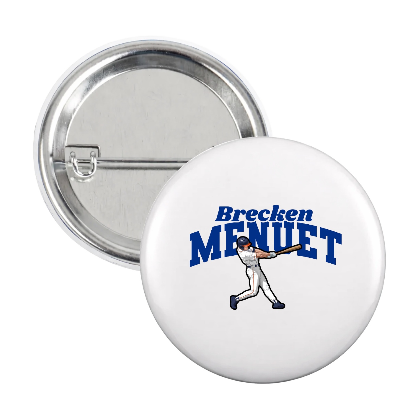 Game Day Button — Signature Arch in White