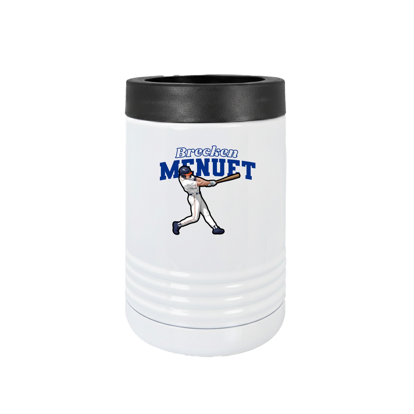 Beverage Holder — Name Arch in White