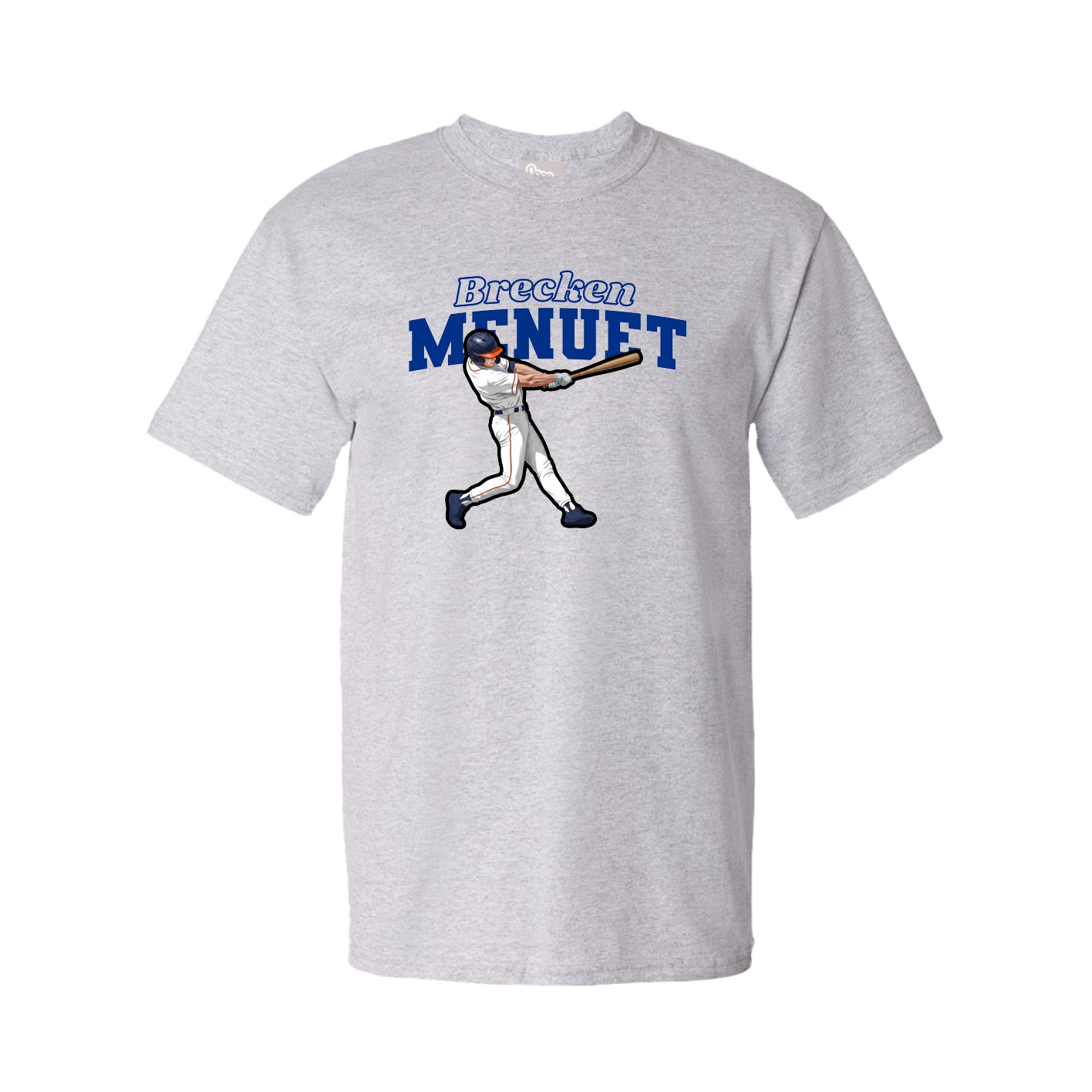 Youth Tee — Name Arch in Grey