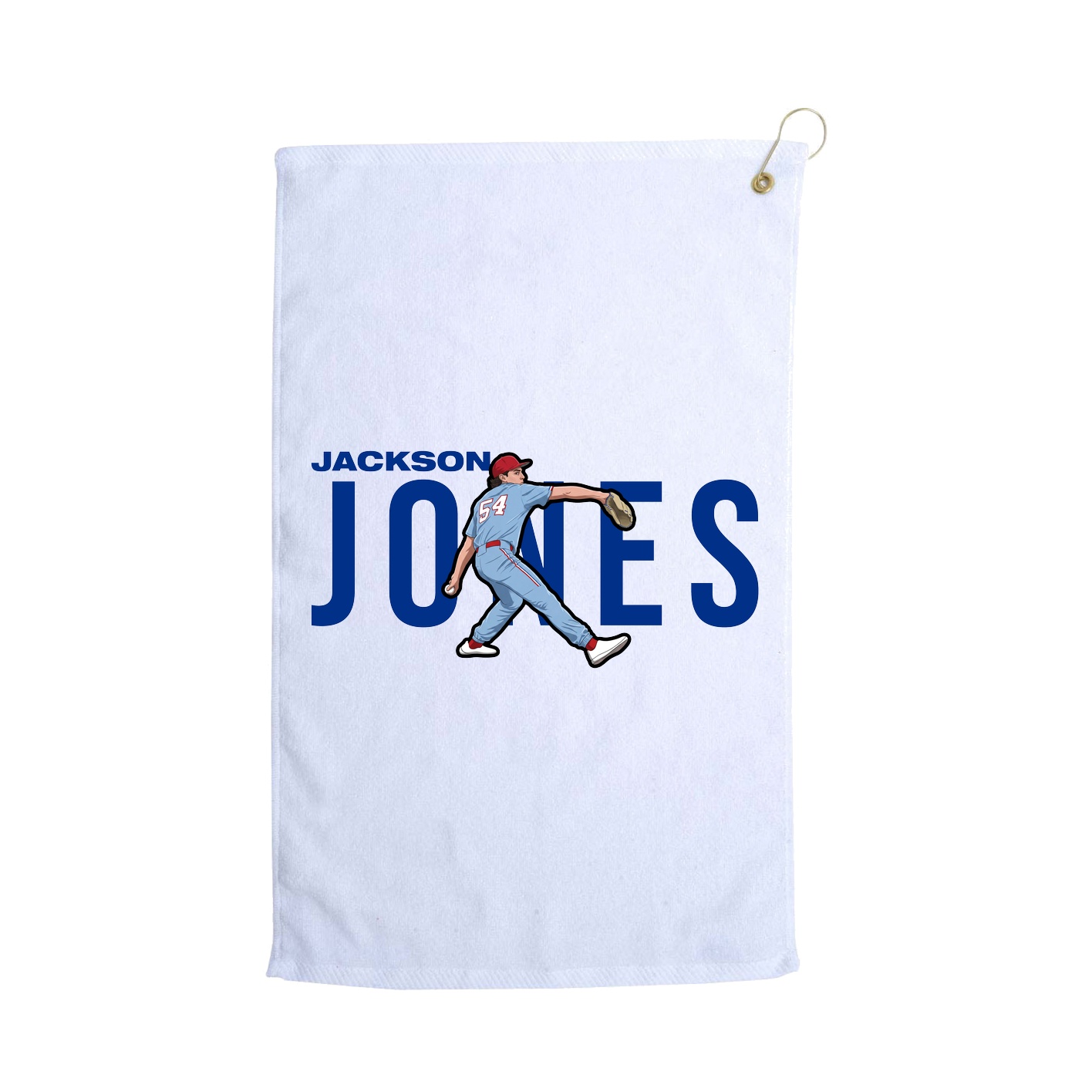 Golf Towel — Player Name in White