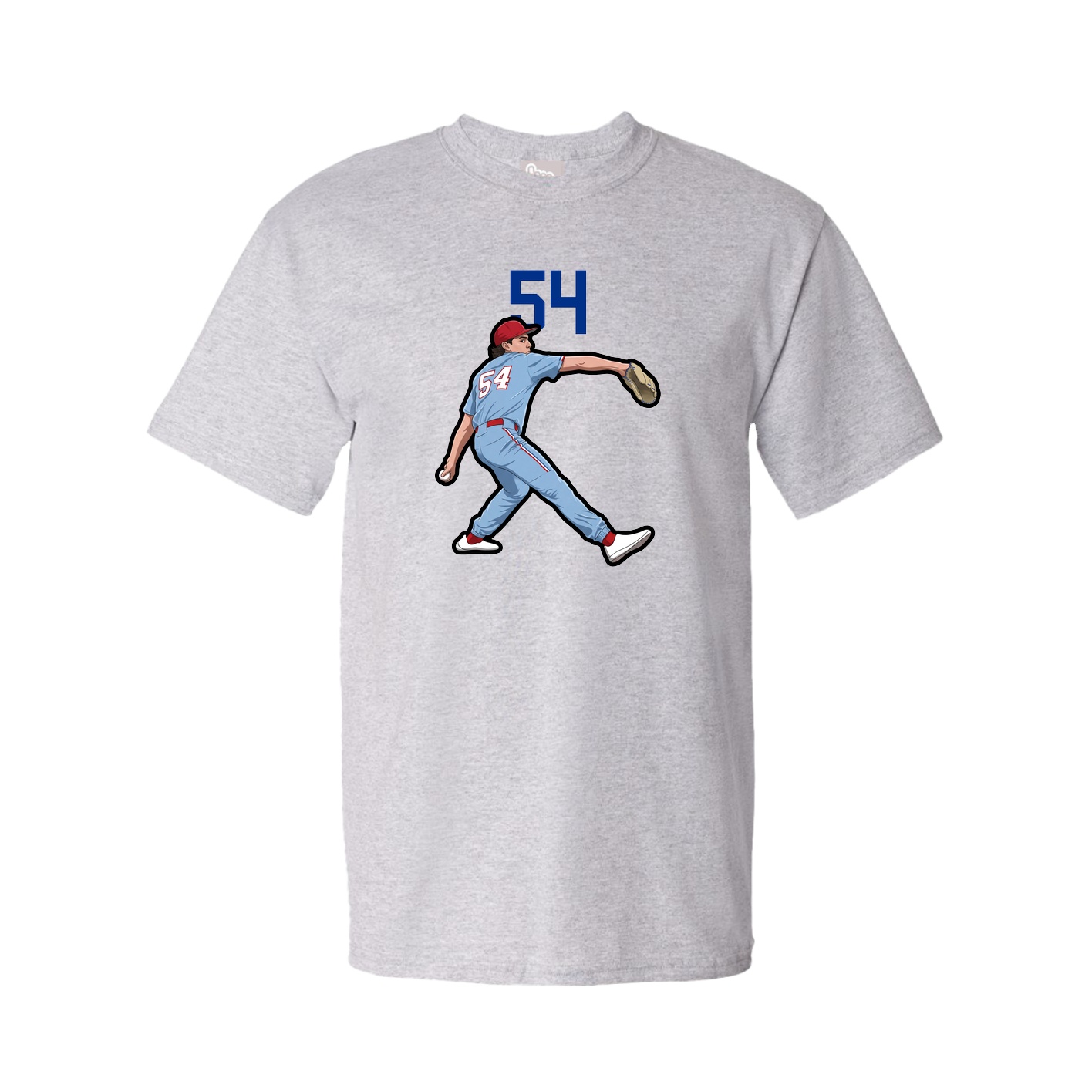 Youth Tee — Number Top in Grey
