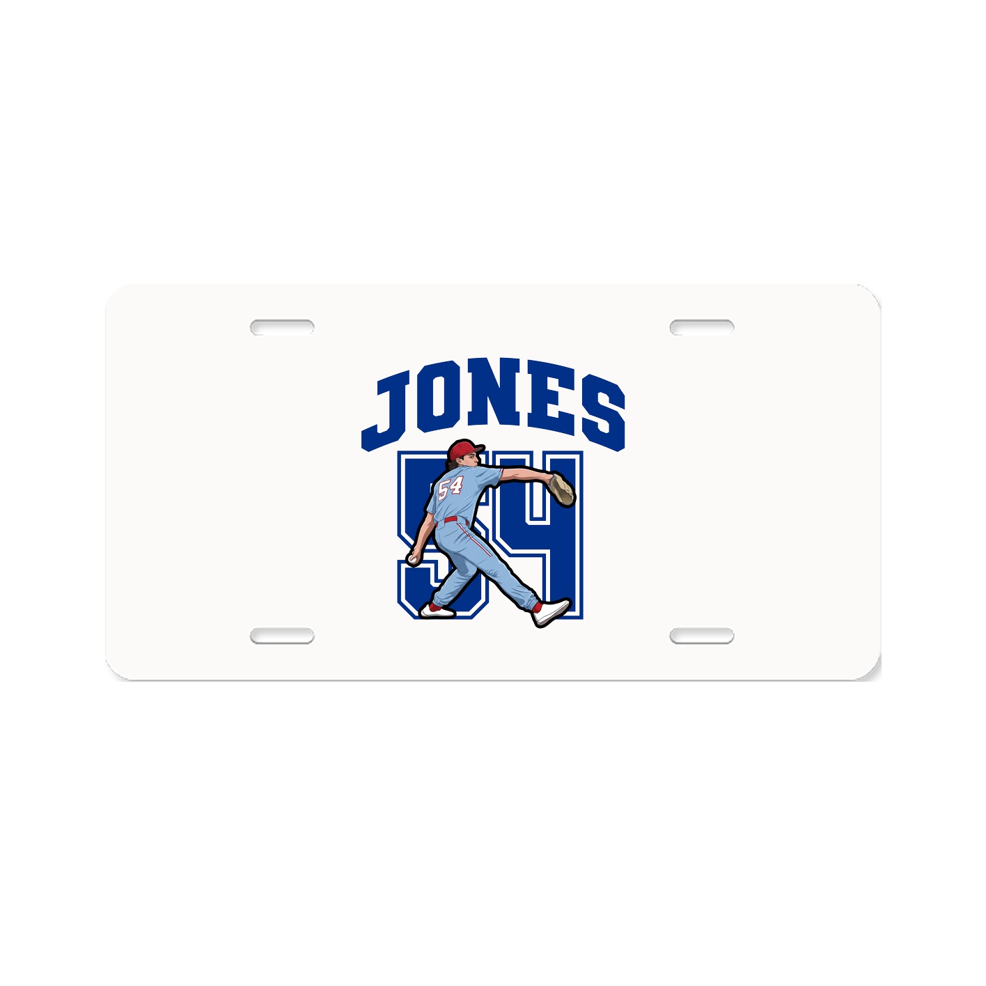 License Plate — Number in Classic