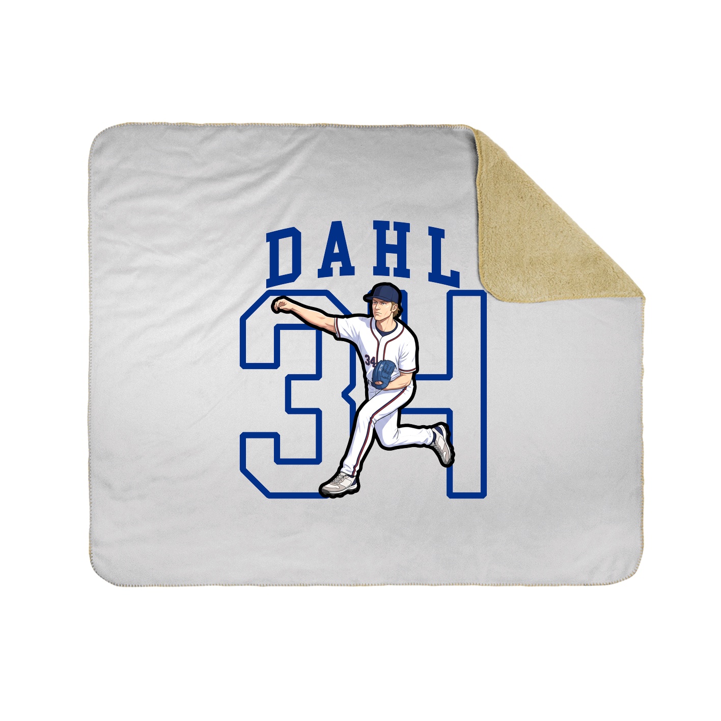 50x60 Sherpa Lined Throw Blanket