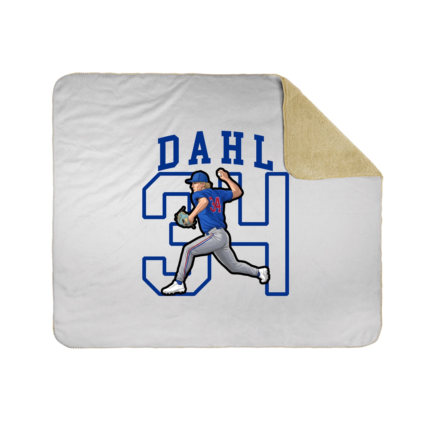 Throw Blanket — Shirsey in White