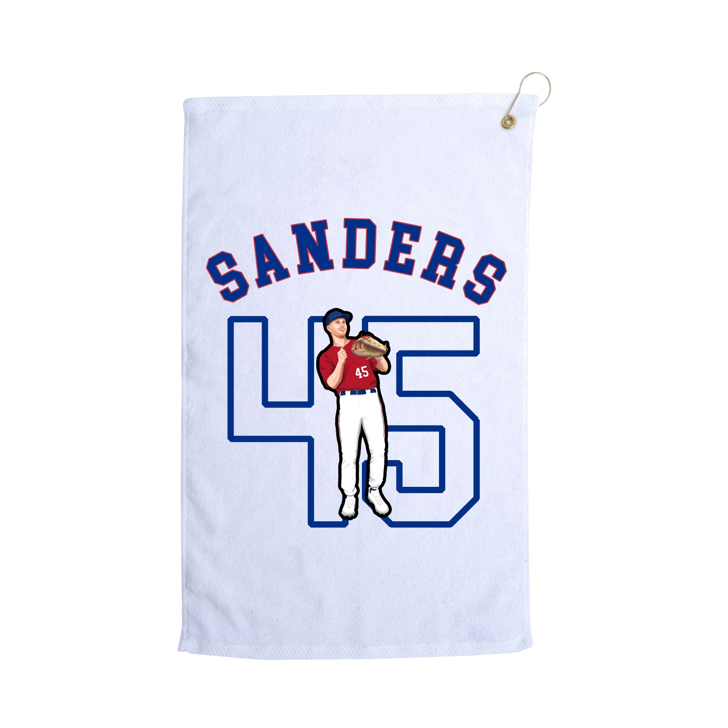 Golf Towel — Shirsey Arch in White