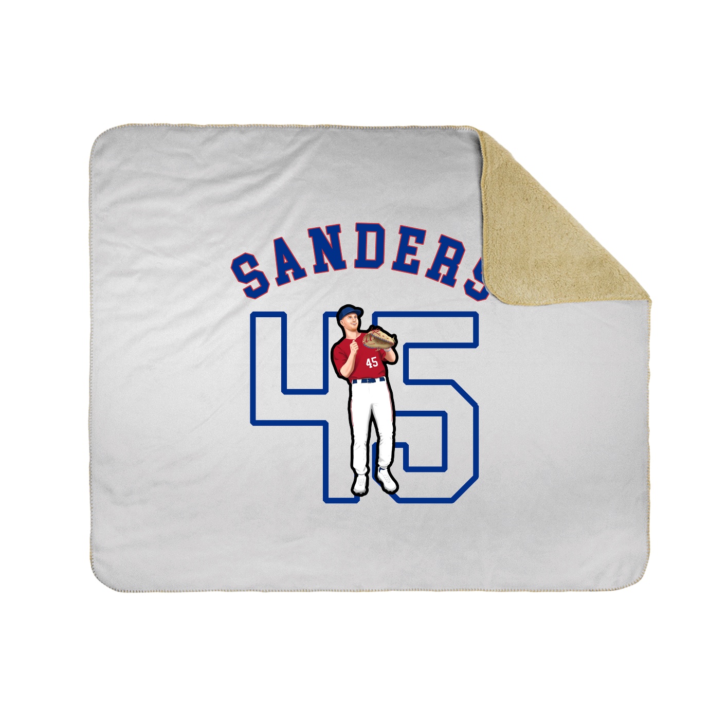 Throw Blanket — Shirsey Arch in White