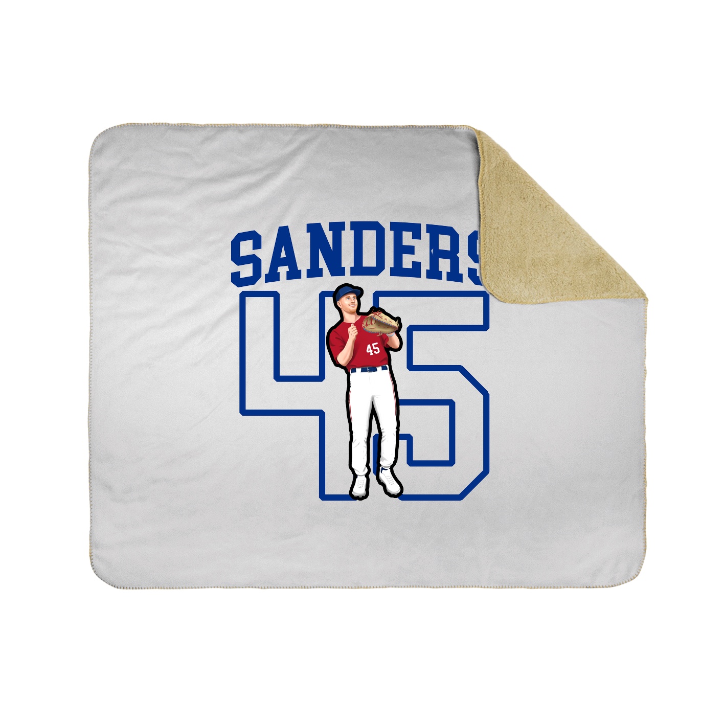 Throw Blanket — Shirsey in White