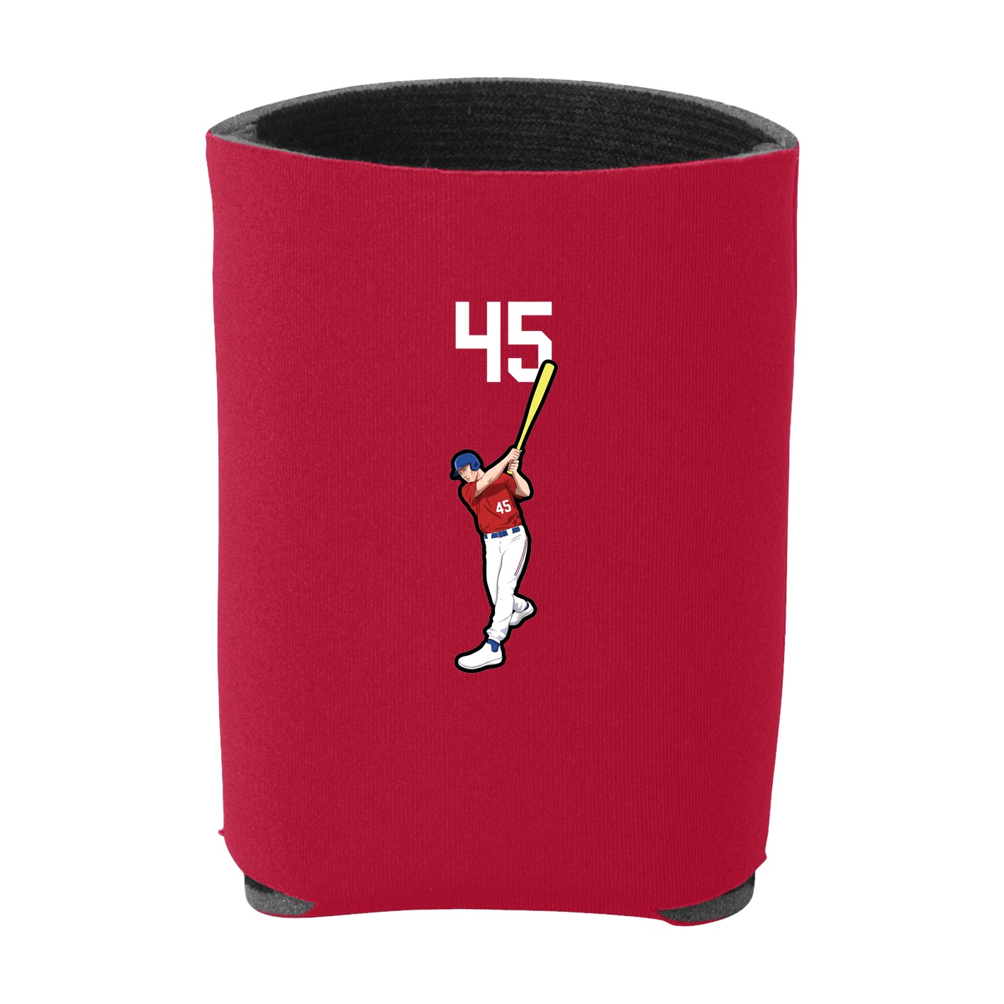 Can Holder — Number Top in Red