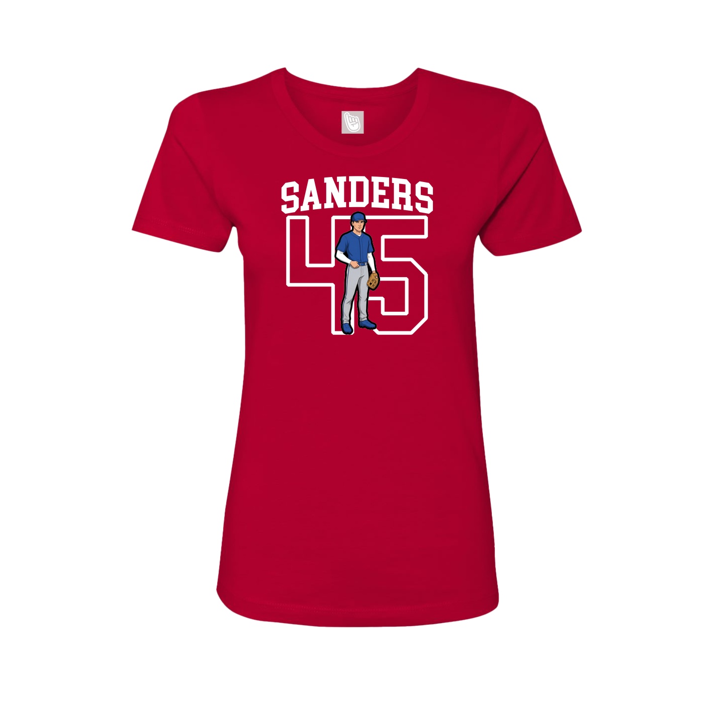 Fitted Women's Tee — Shirsey in Red