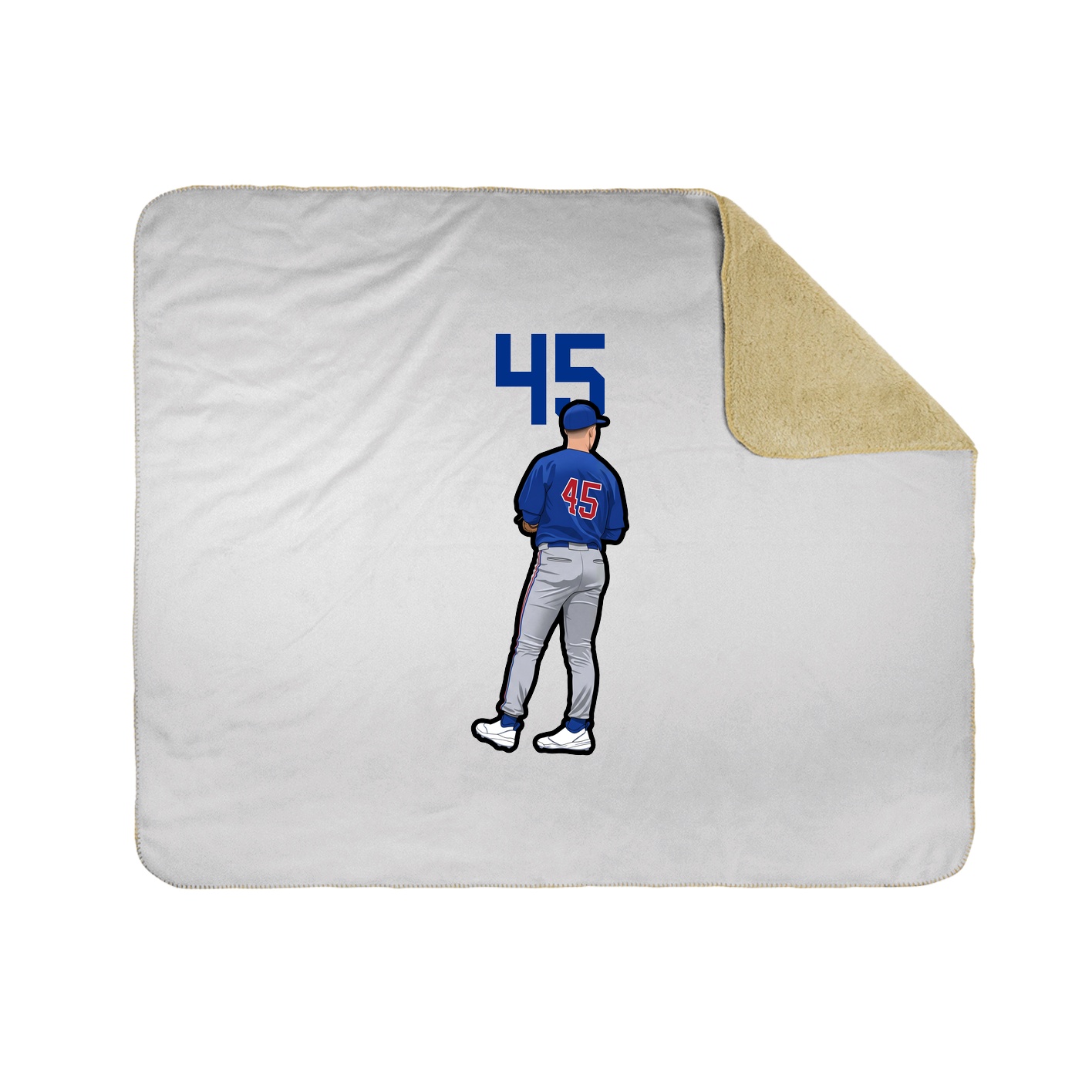 50x60 Sherpa Lined Throw Blanket