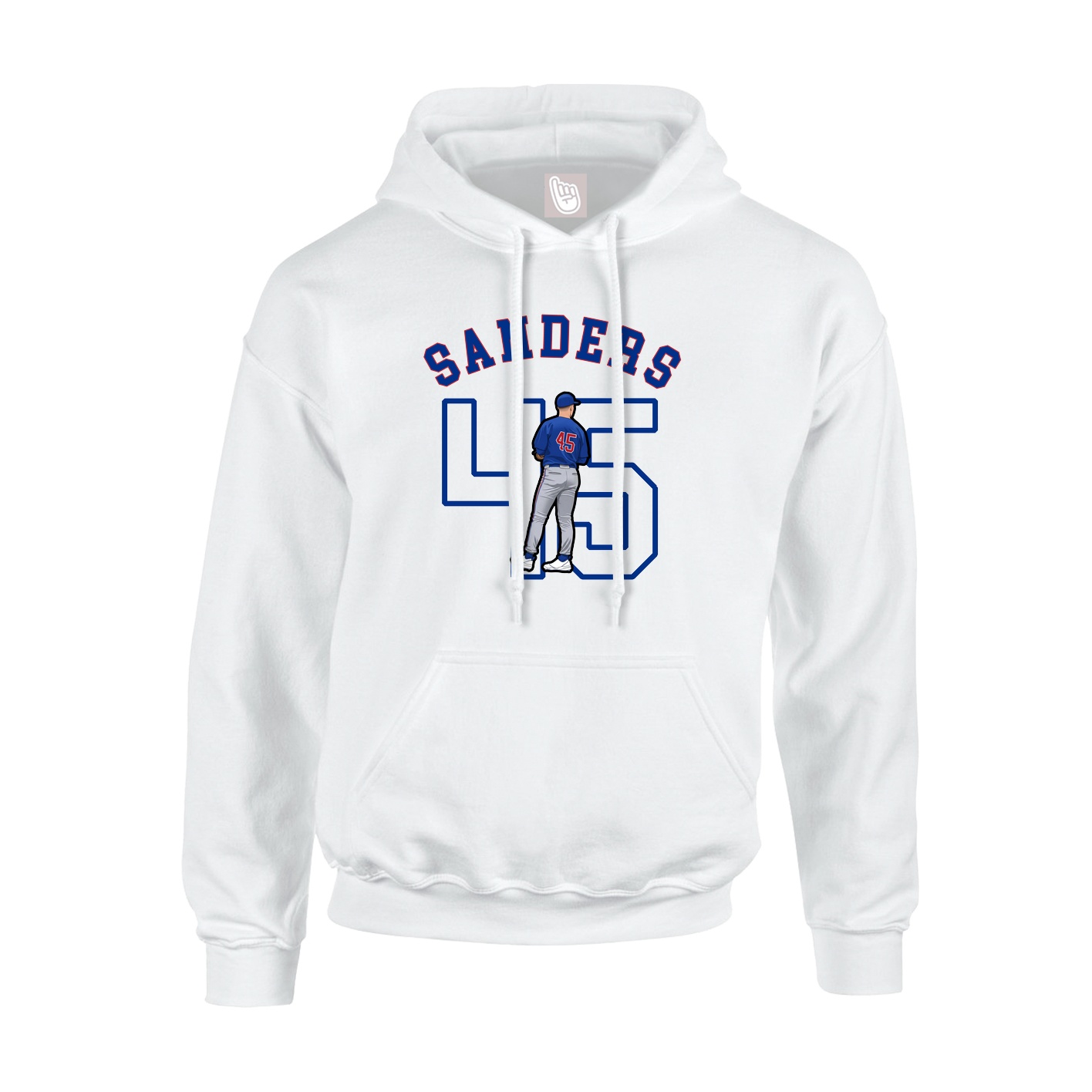 Youth Hoodie — Shirsey Arch in White