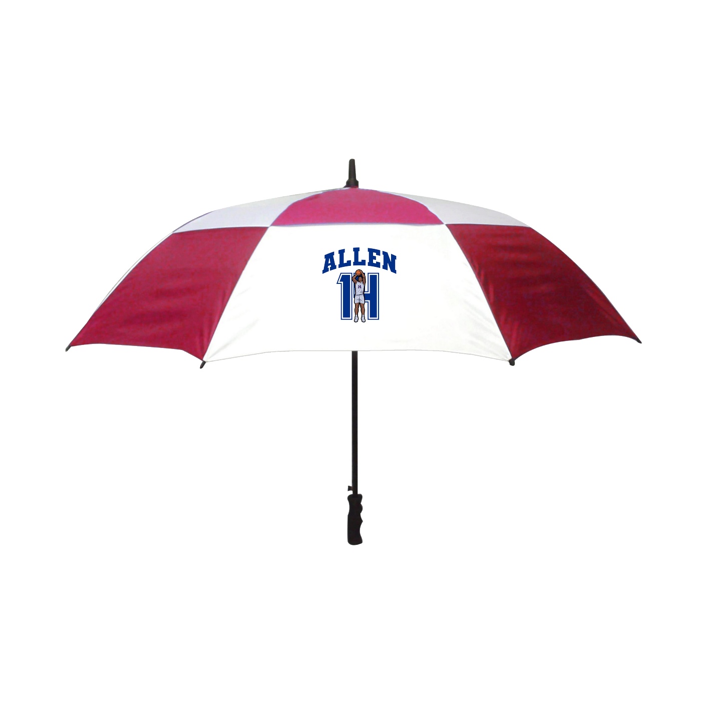 Golf Umbrella — Number in Red