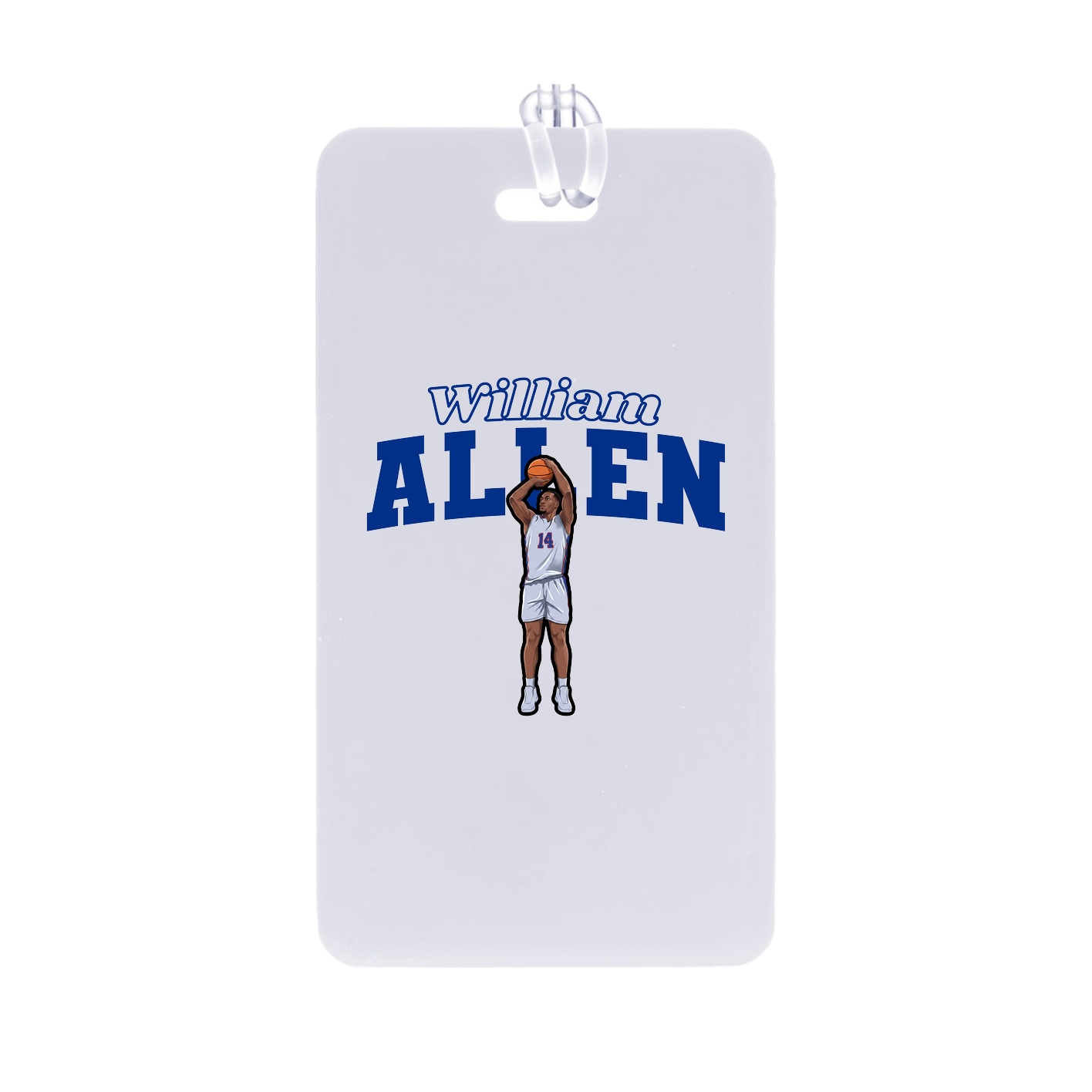 Bag Tag — Name Arch in Classic