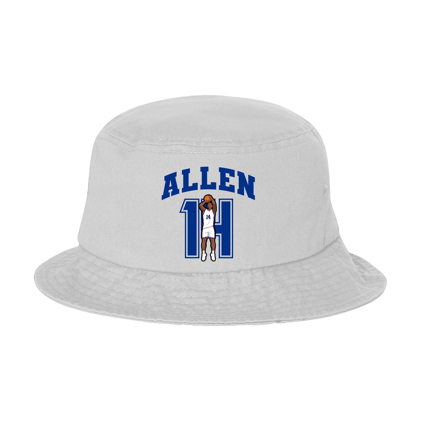 Bucket Cap — Number in White