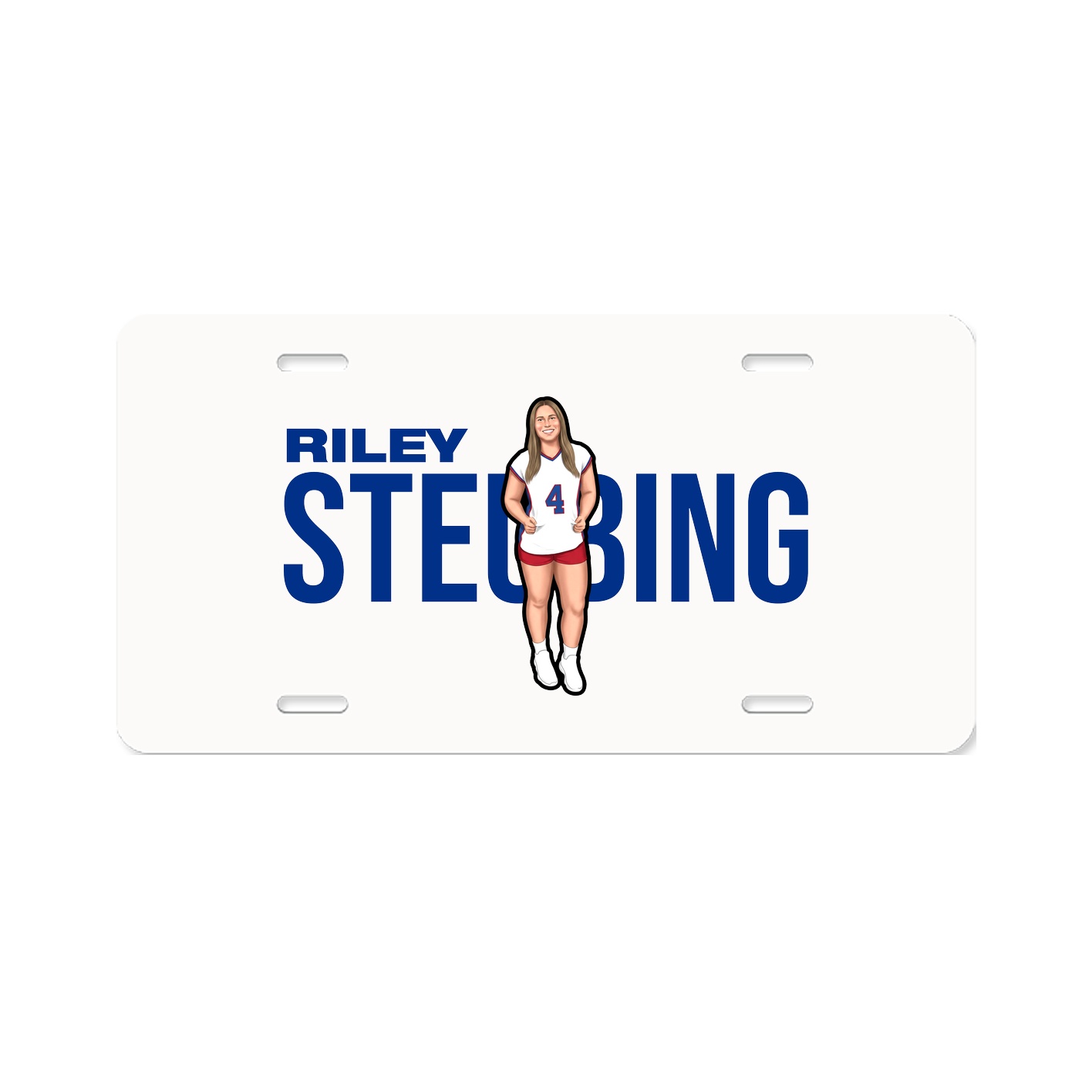 License Plate — Player Name in Classic