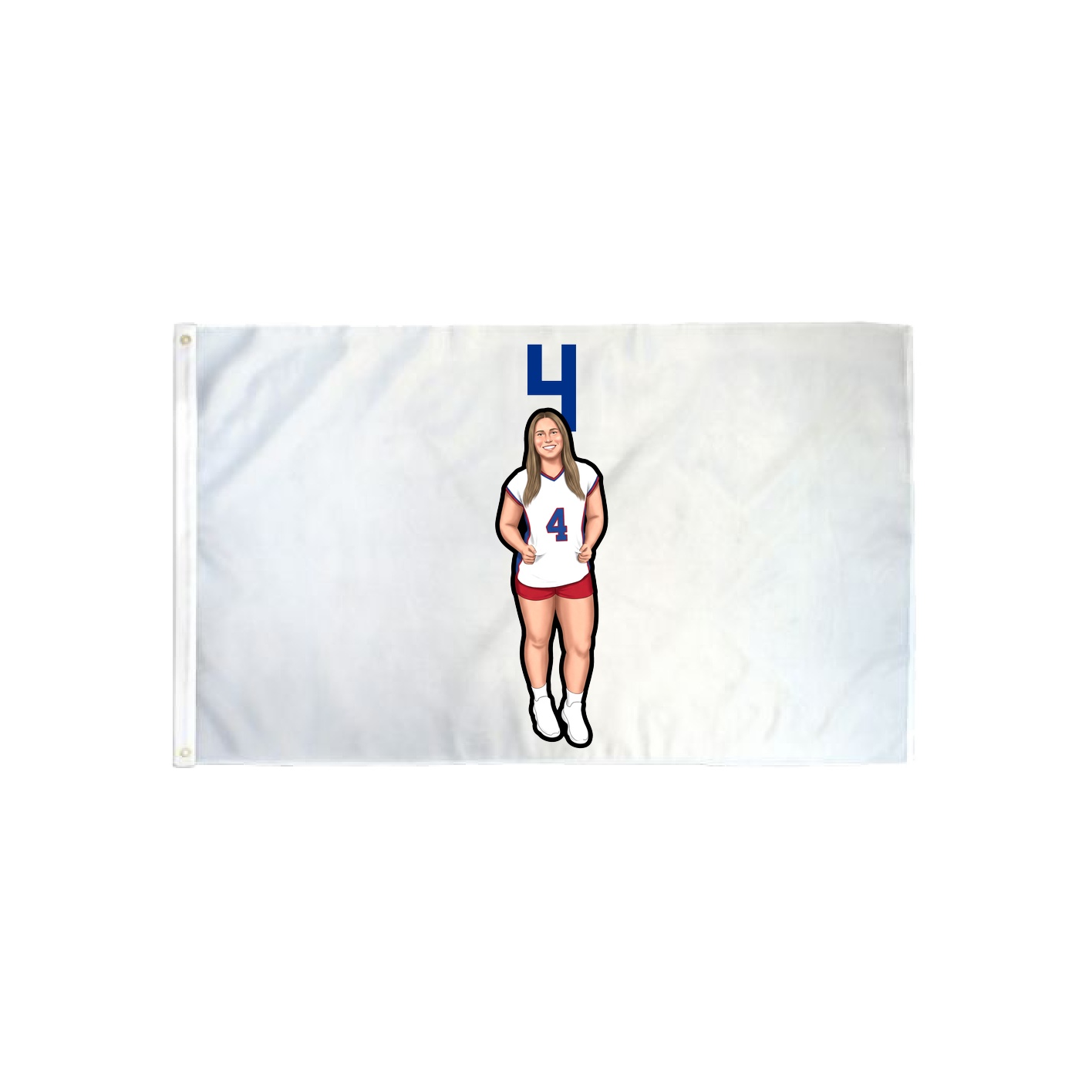 3x5 Flag — Number Top in Classic