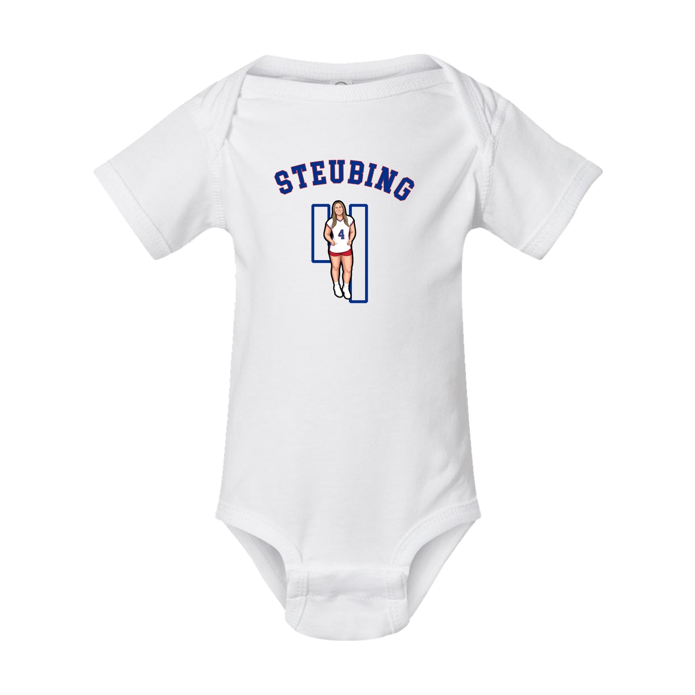 Baby Onesie — Shirsey Arch in White