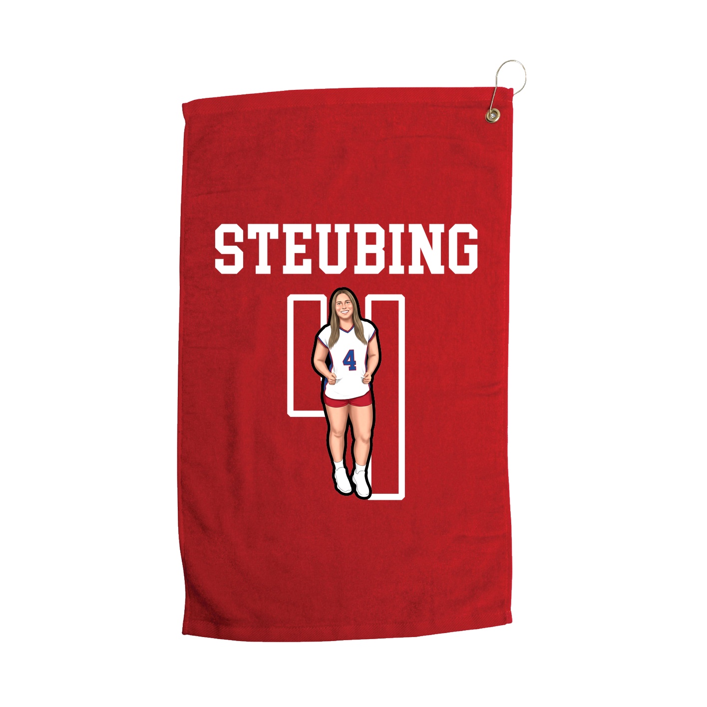 Golf Towel — Shirsey in Red