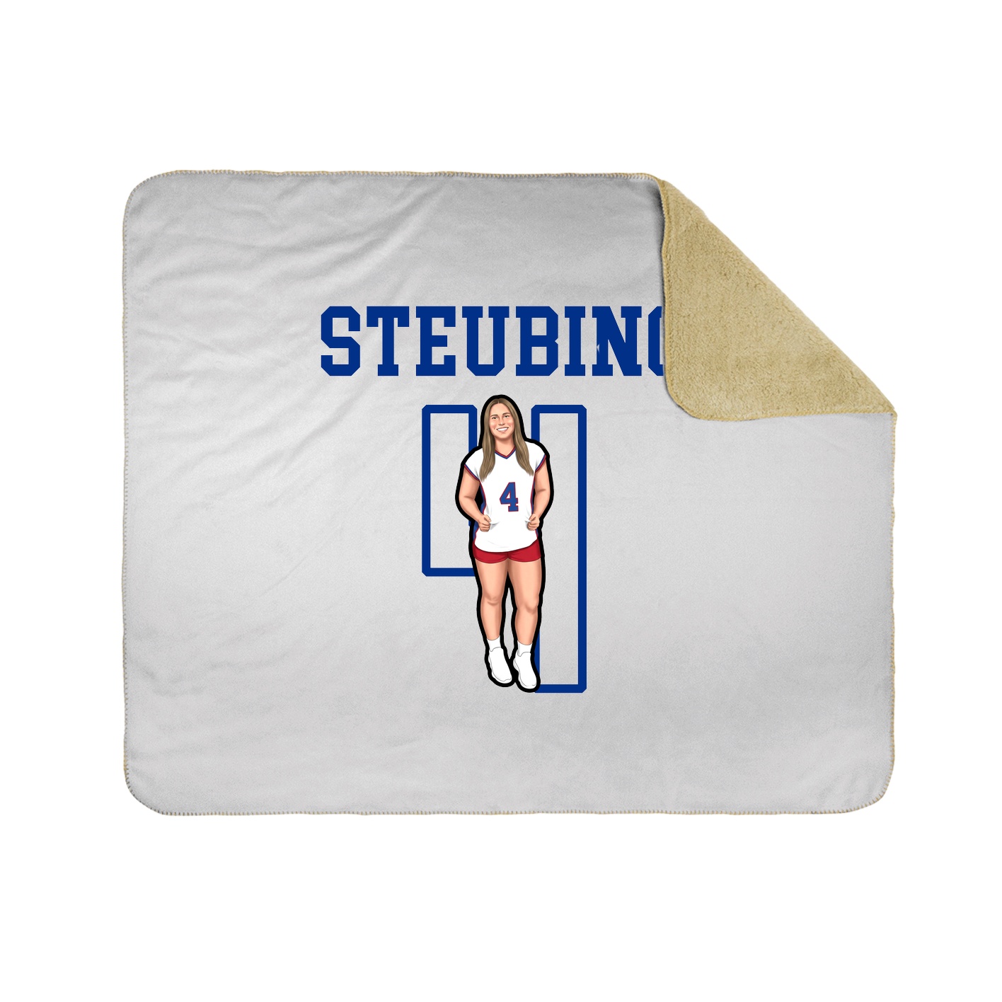 Throw Blanket — Shirsey in White