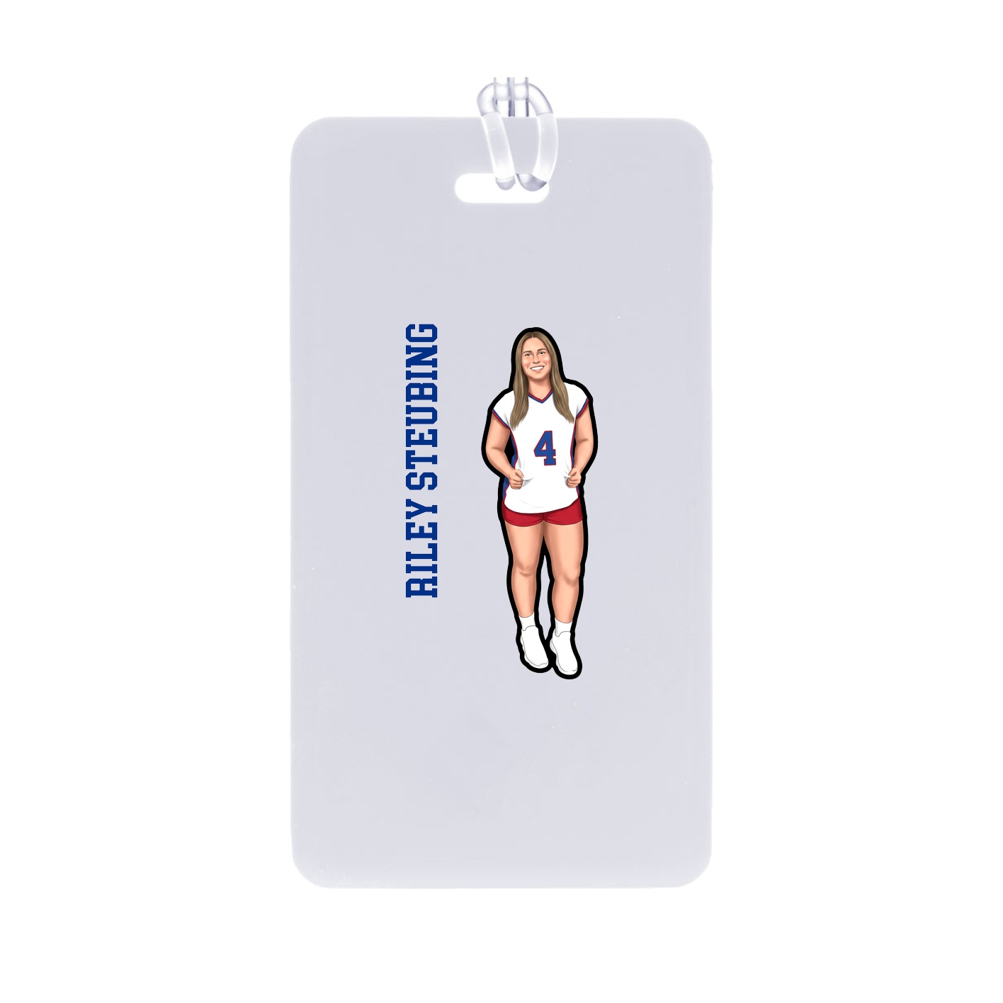 Bag Tag — Name Vertical in Classic