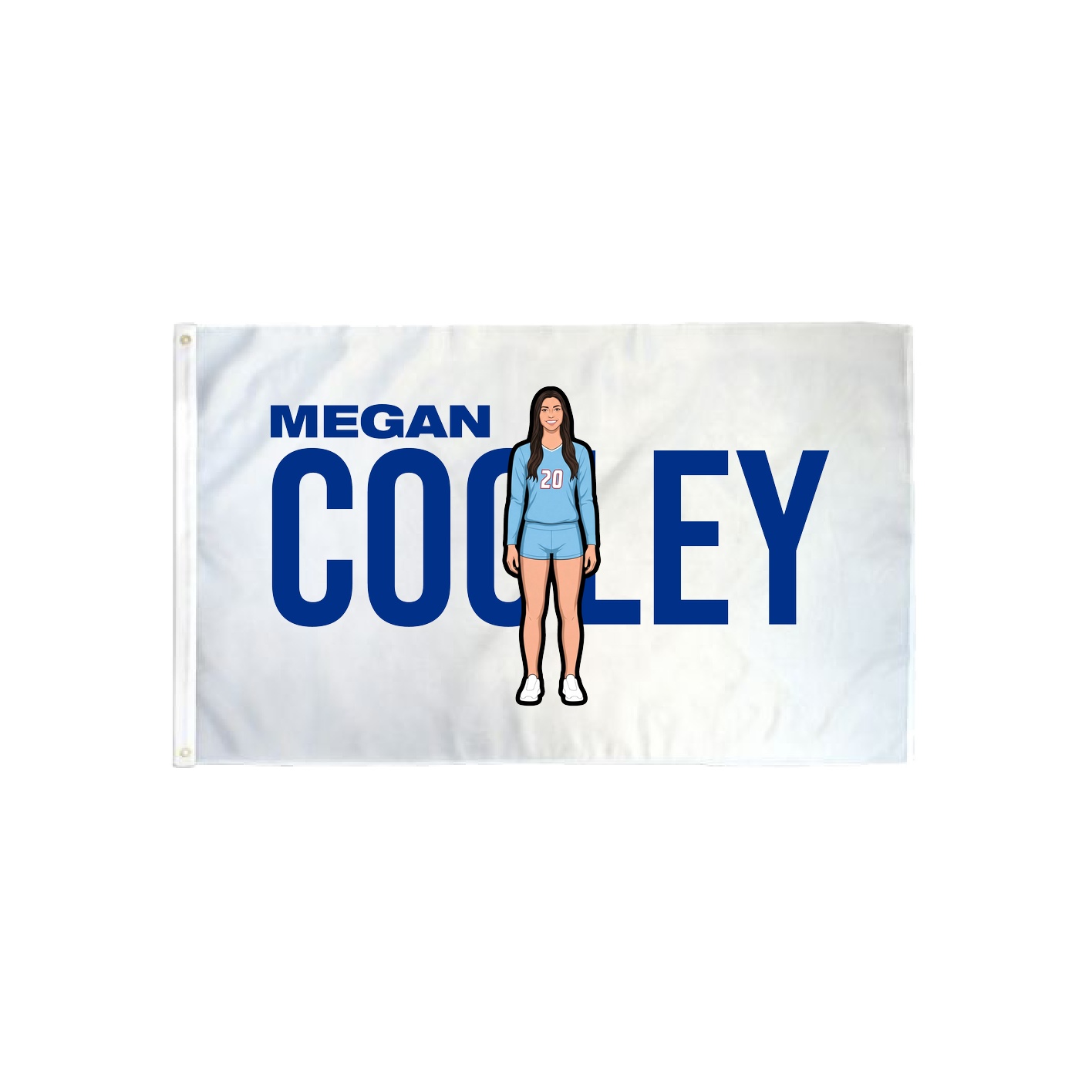 3x5 Flag — Player Name in Classic