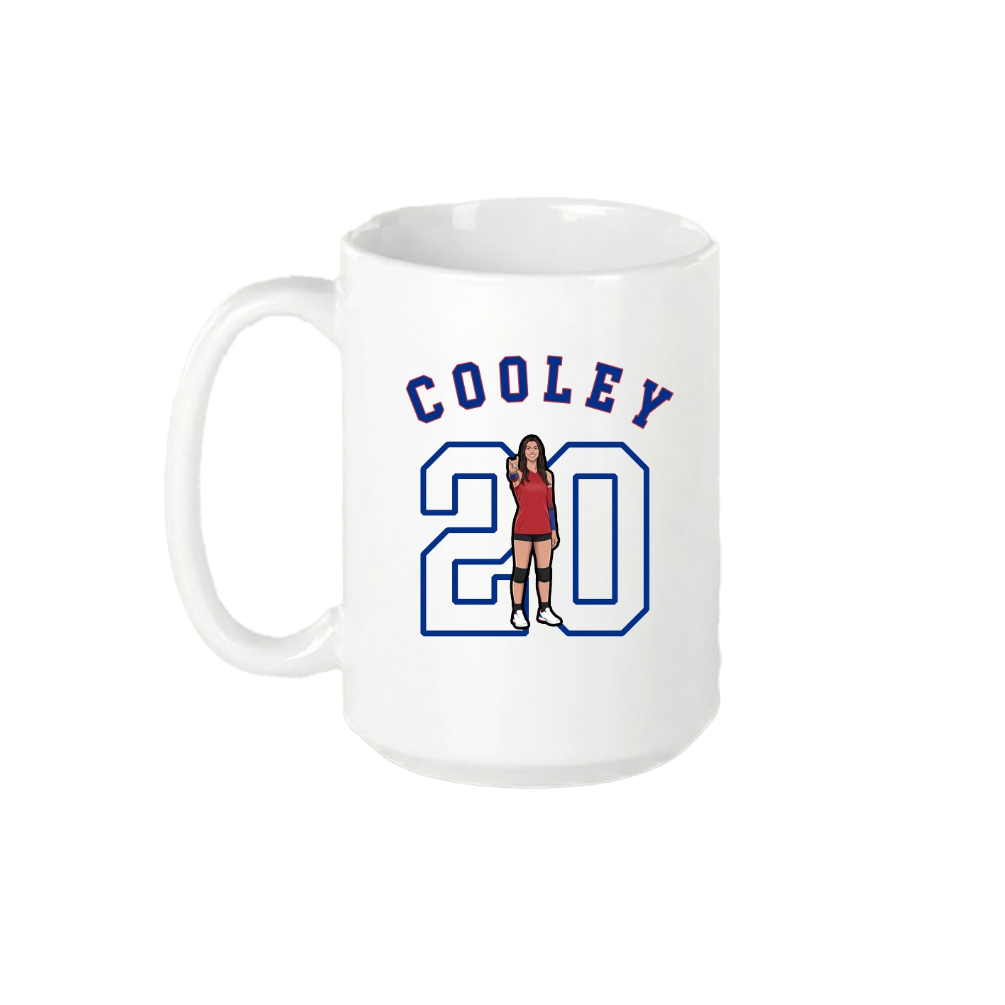 15oz Coffee Mug — Shirsey Arch in White
