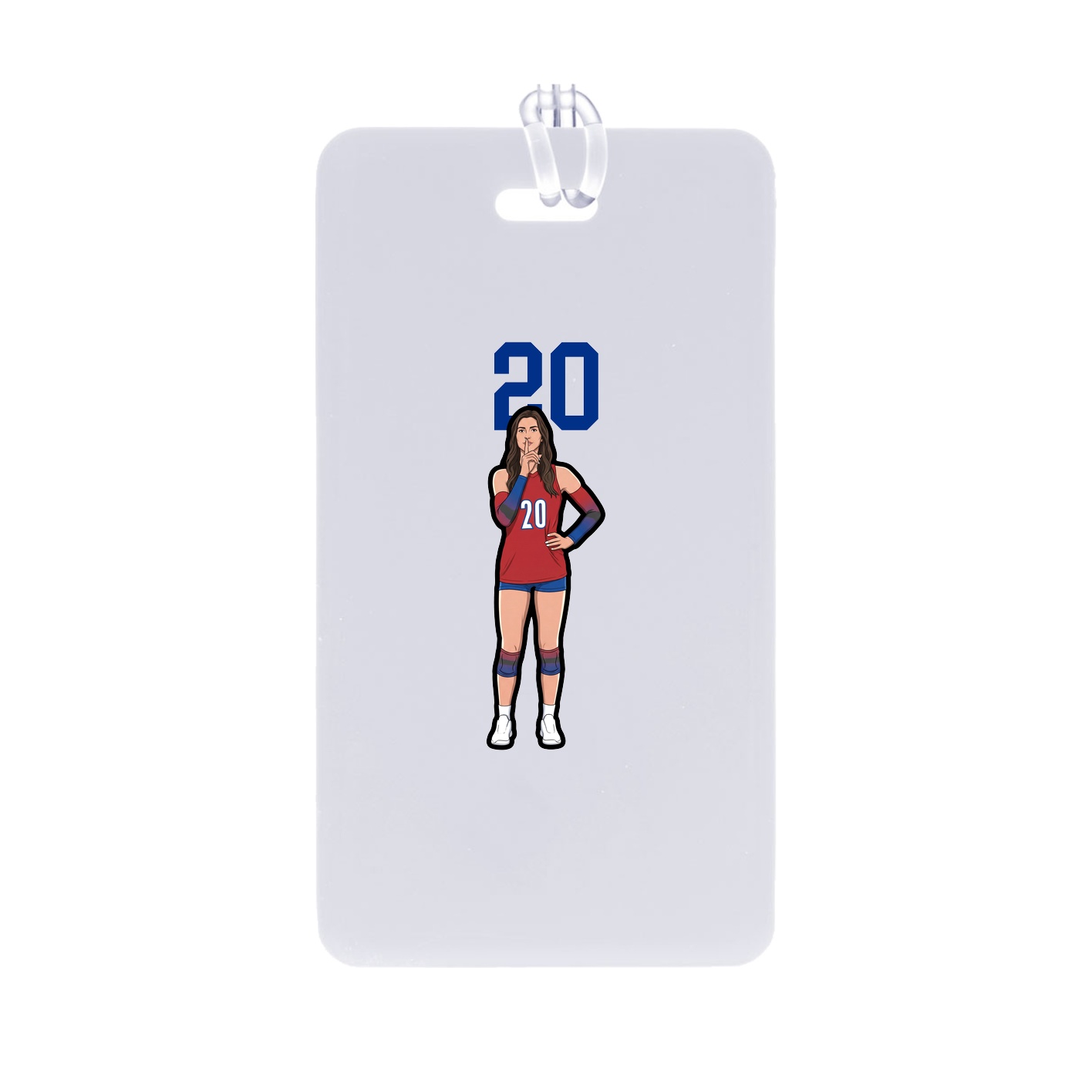 Bag Tag — Number Top in Classic