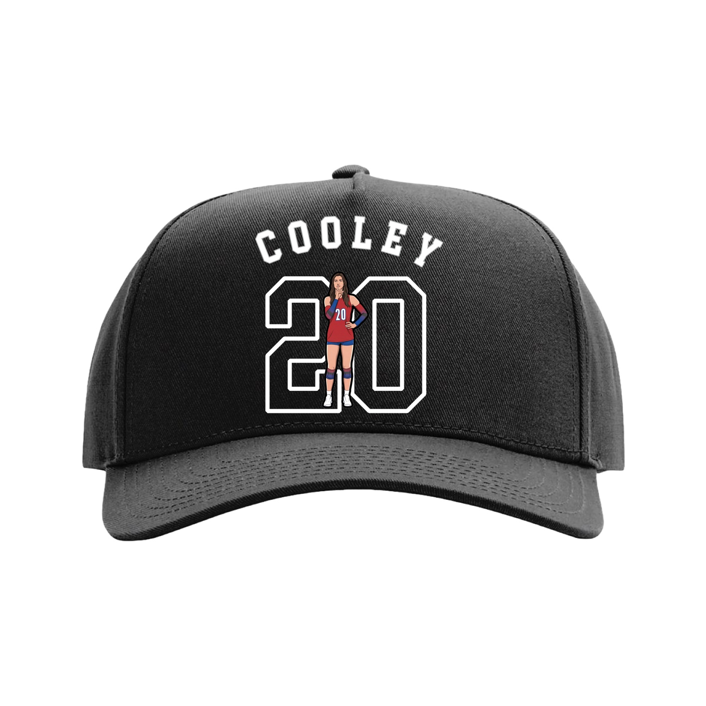 Full Fabric Five-Panel Champ Cap
