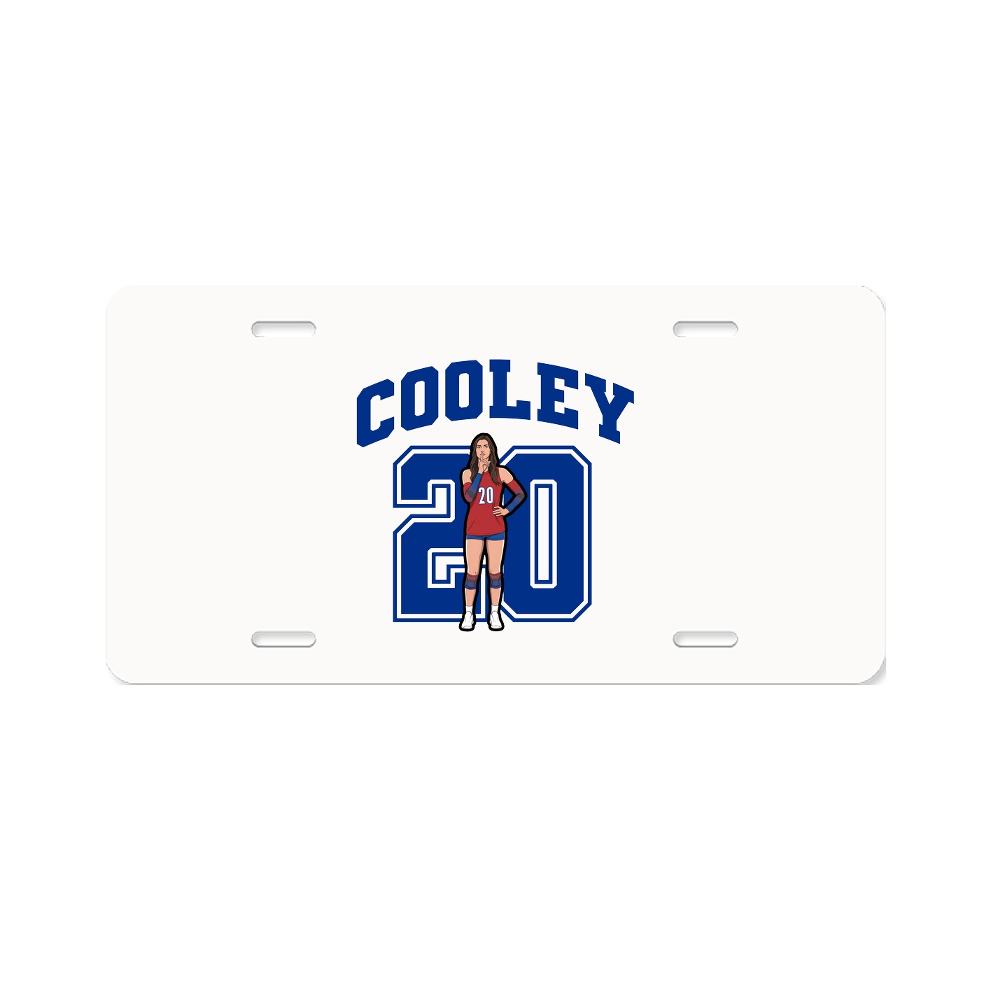 License Plate — Number in Classic