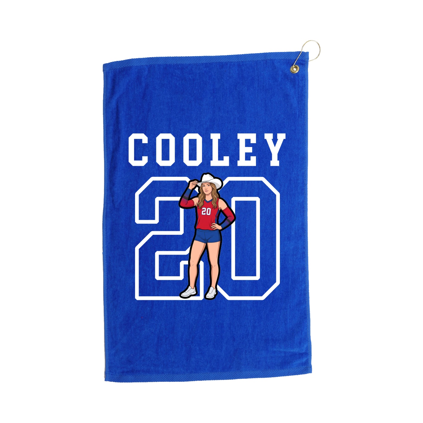Golf Towel — Shirsey in Royal