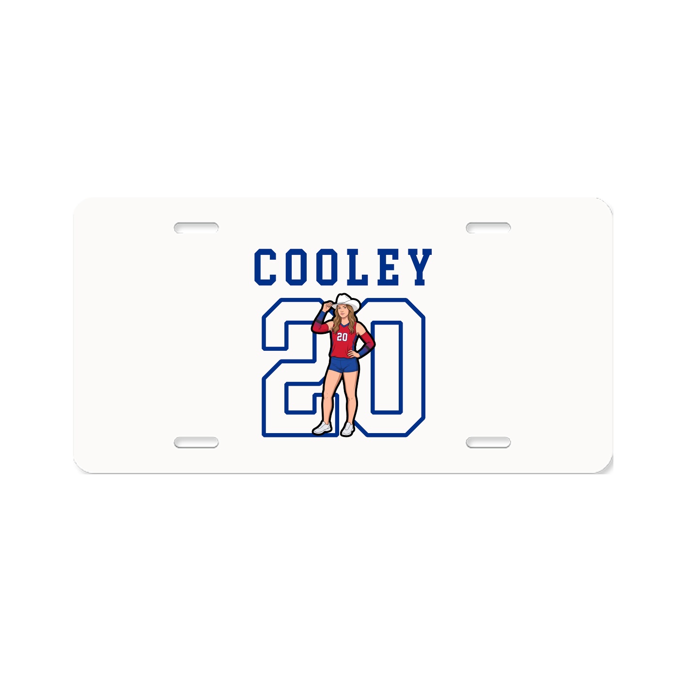 License Plate — Shirsey in Classic