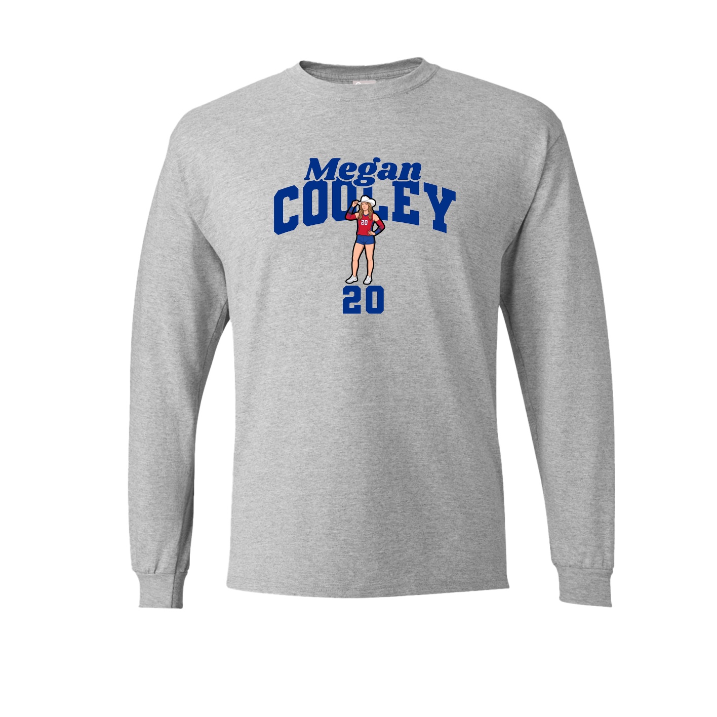Long Sleeve Tee — Signature Arch in Grey