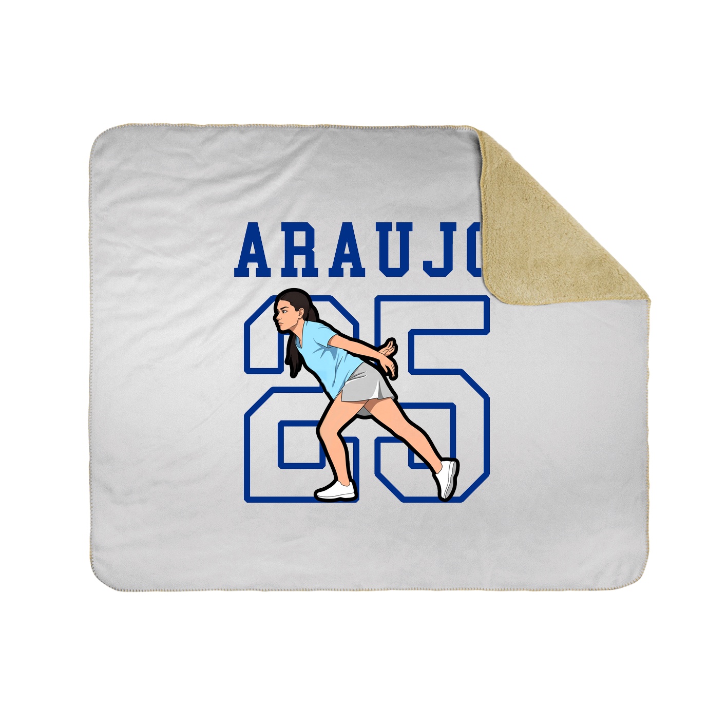 Throw Blanket — Shirsey in White