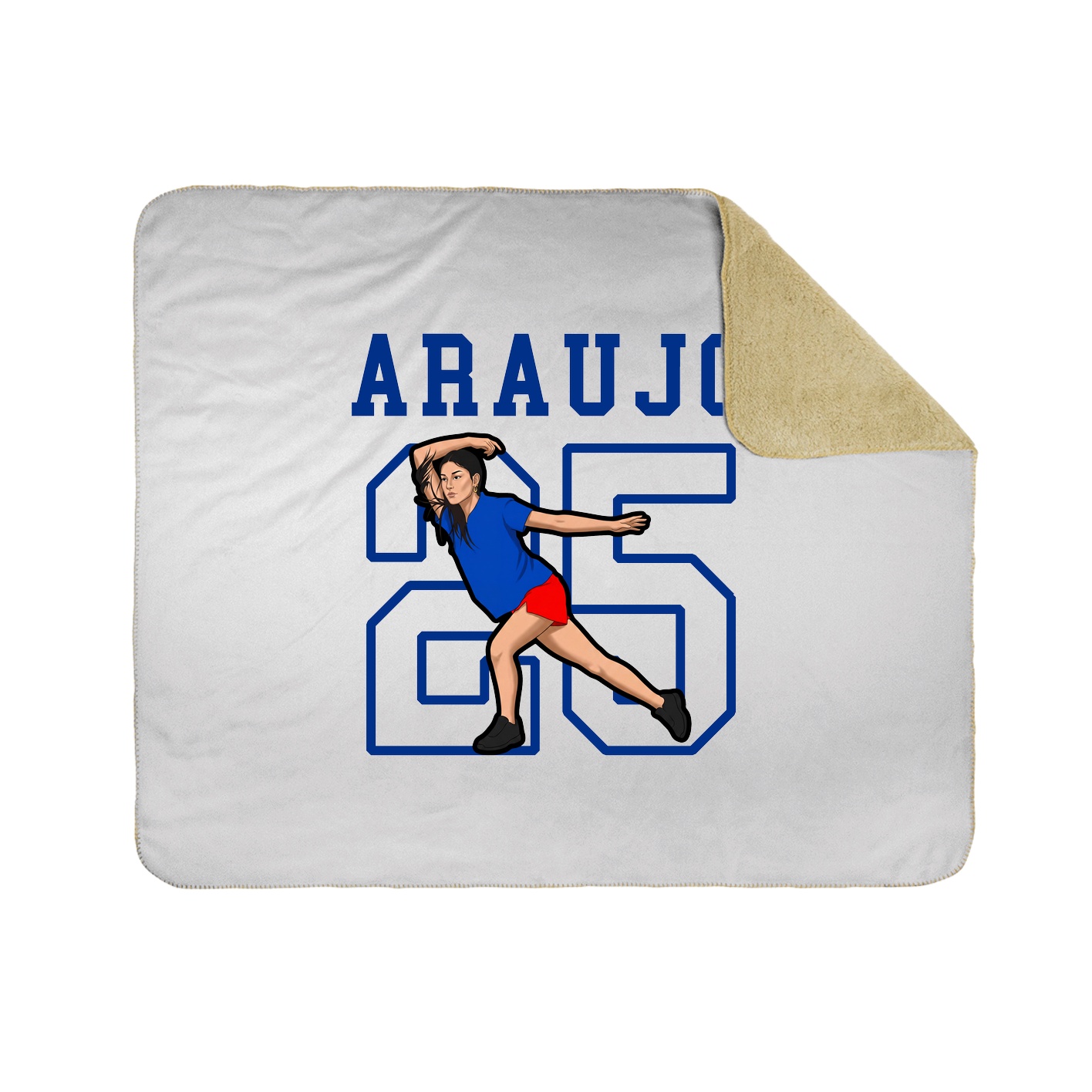 Throw Blanket — Shirsey in White