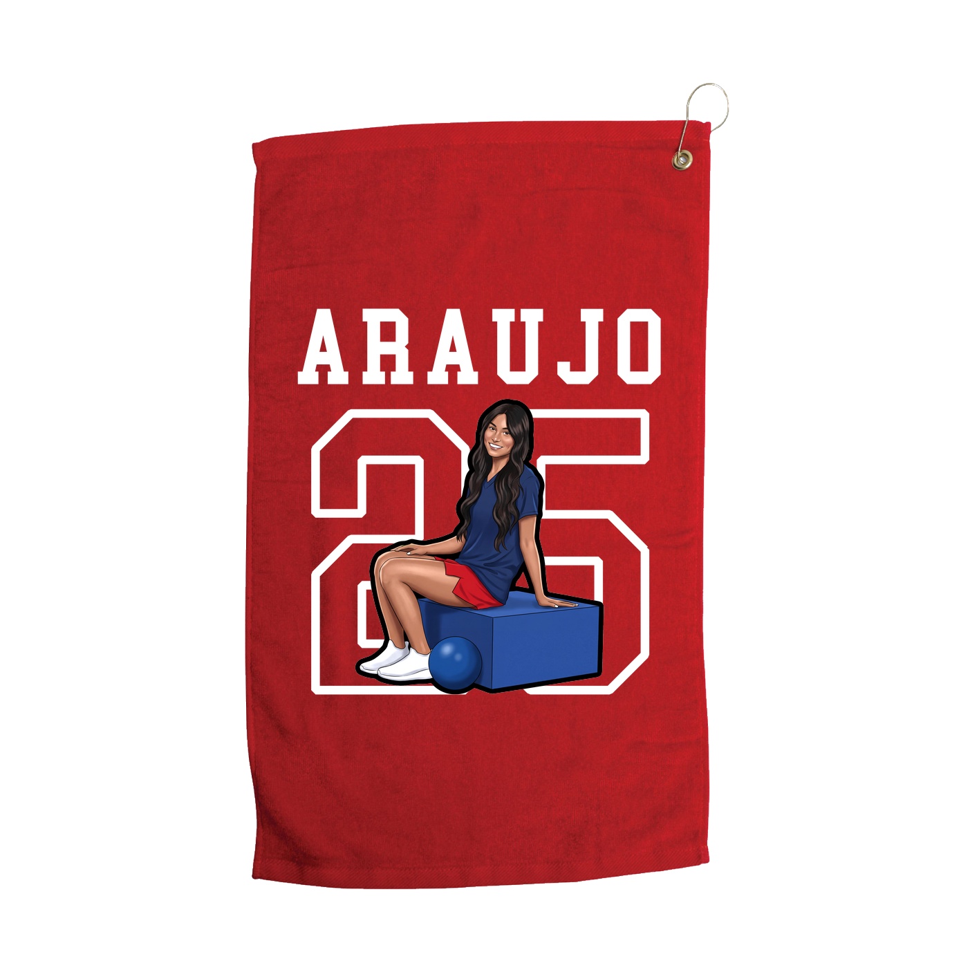 Golf Towel — Shirsey in Red