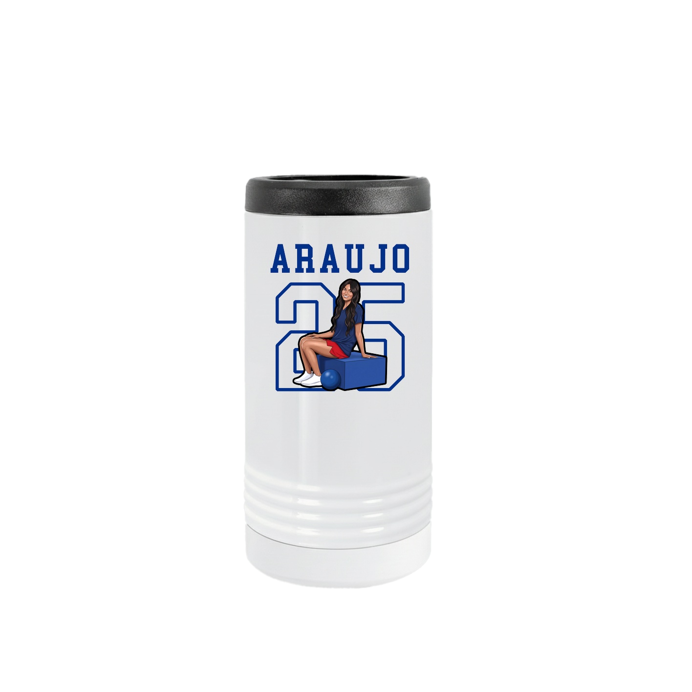 Slim Beverage Holder — Shirsey in White