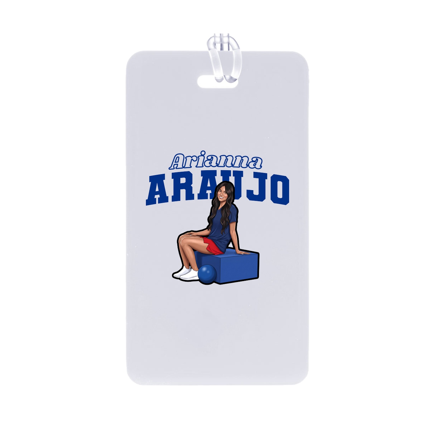 Bag Tag — Name Arch in Classic