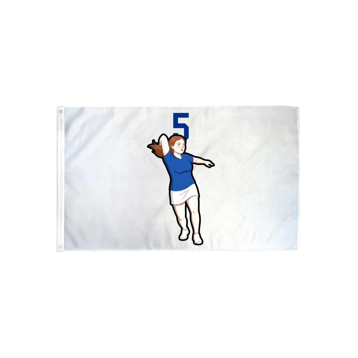3x5 Flag — Number Top in Classic