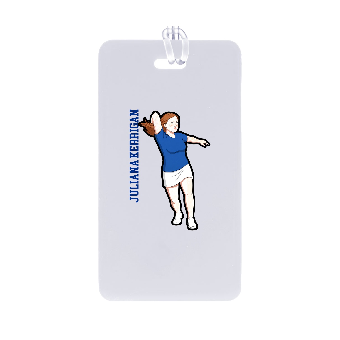 Bag Tag — Name Vertical in Classic