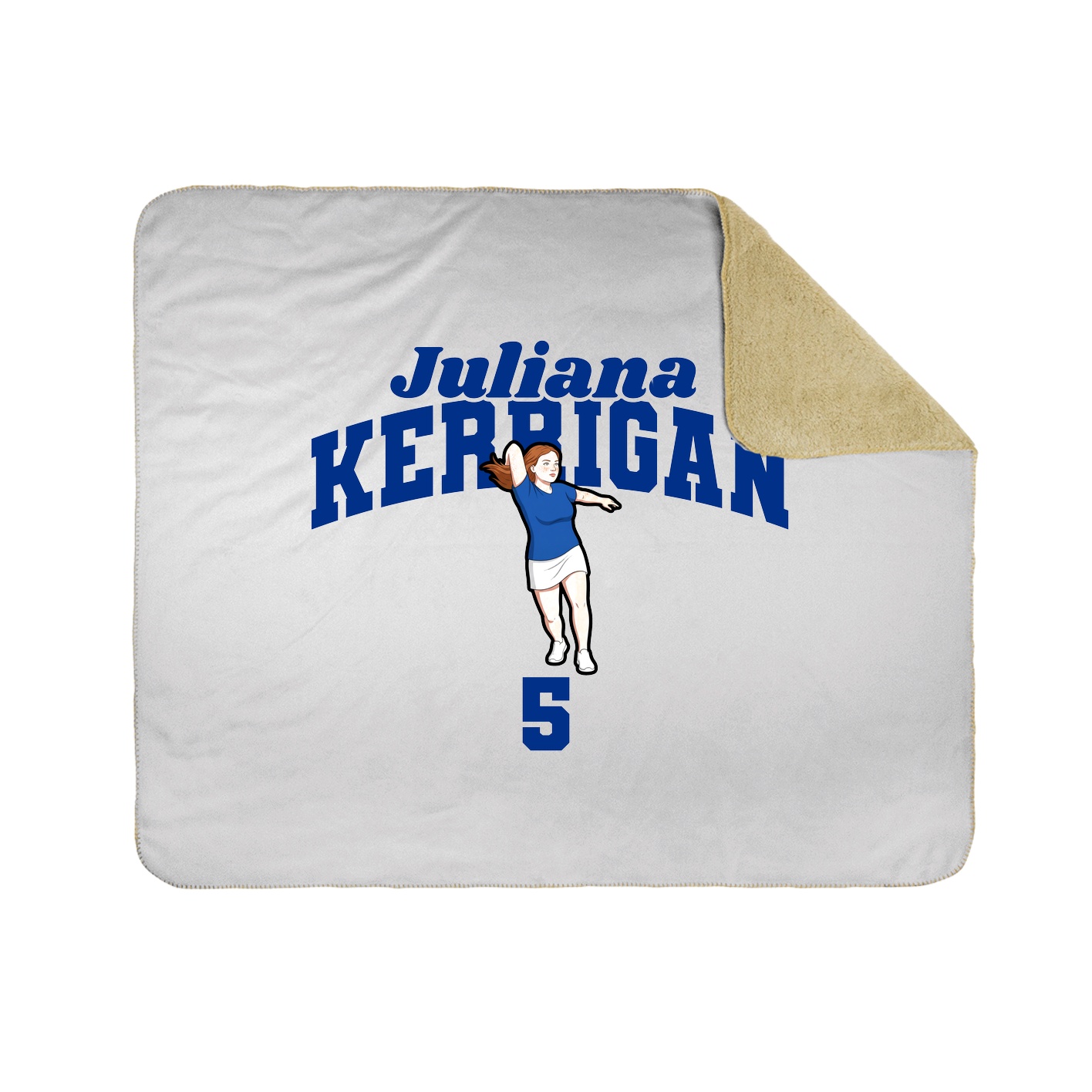 Throw Blanket — Signature Arch in White