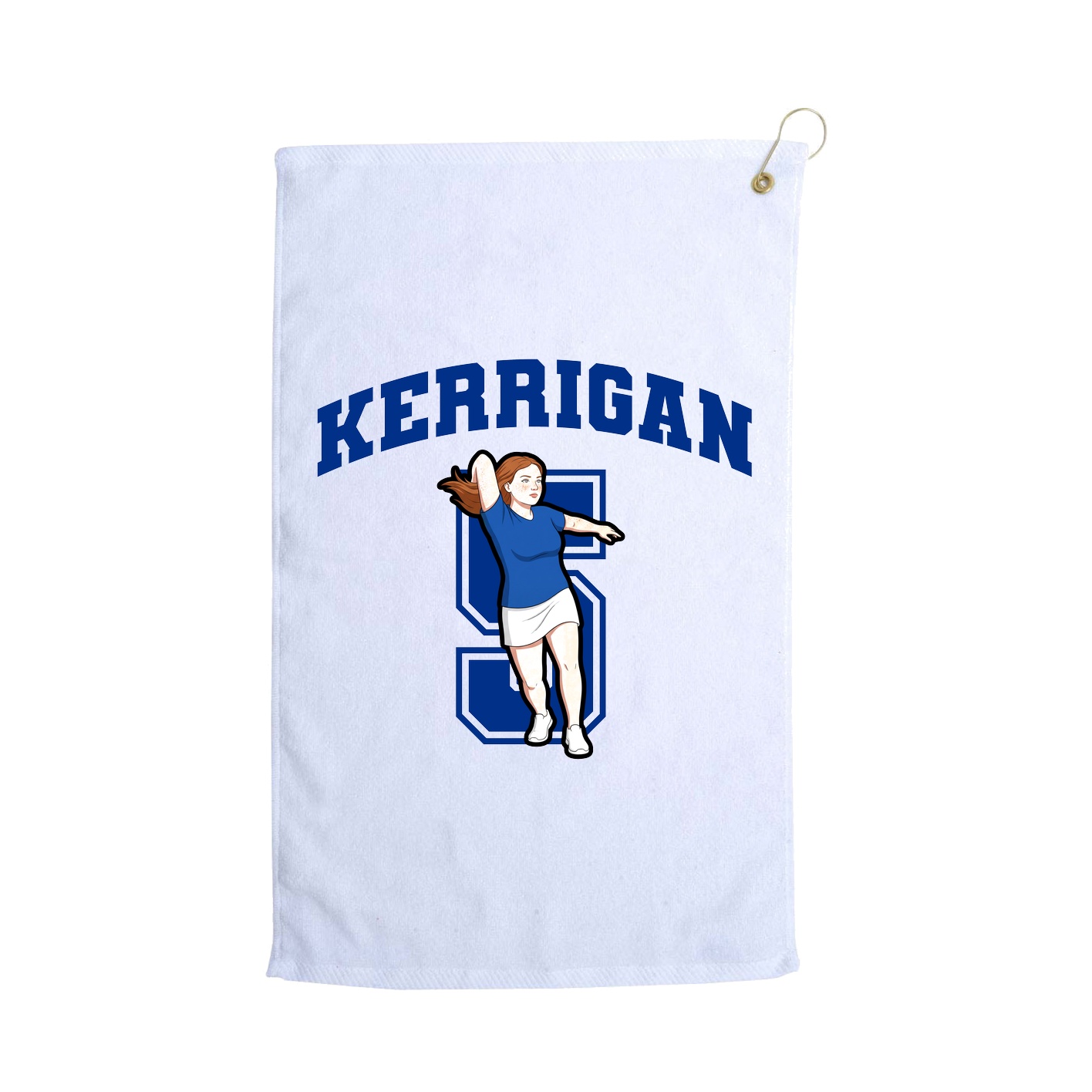 Golf Towel — Number in White
