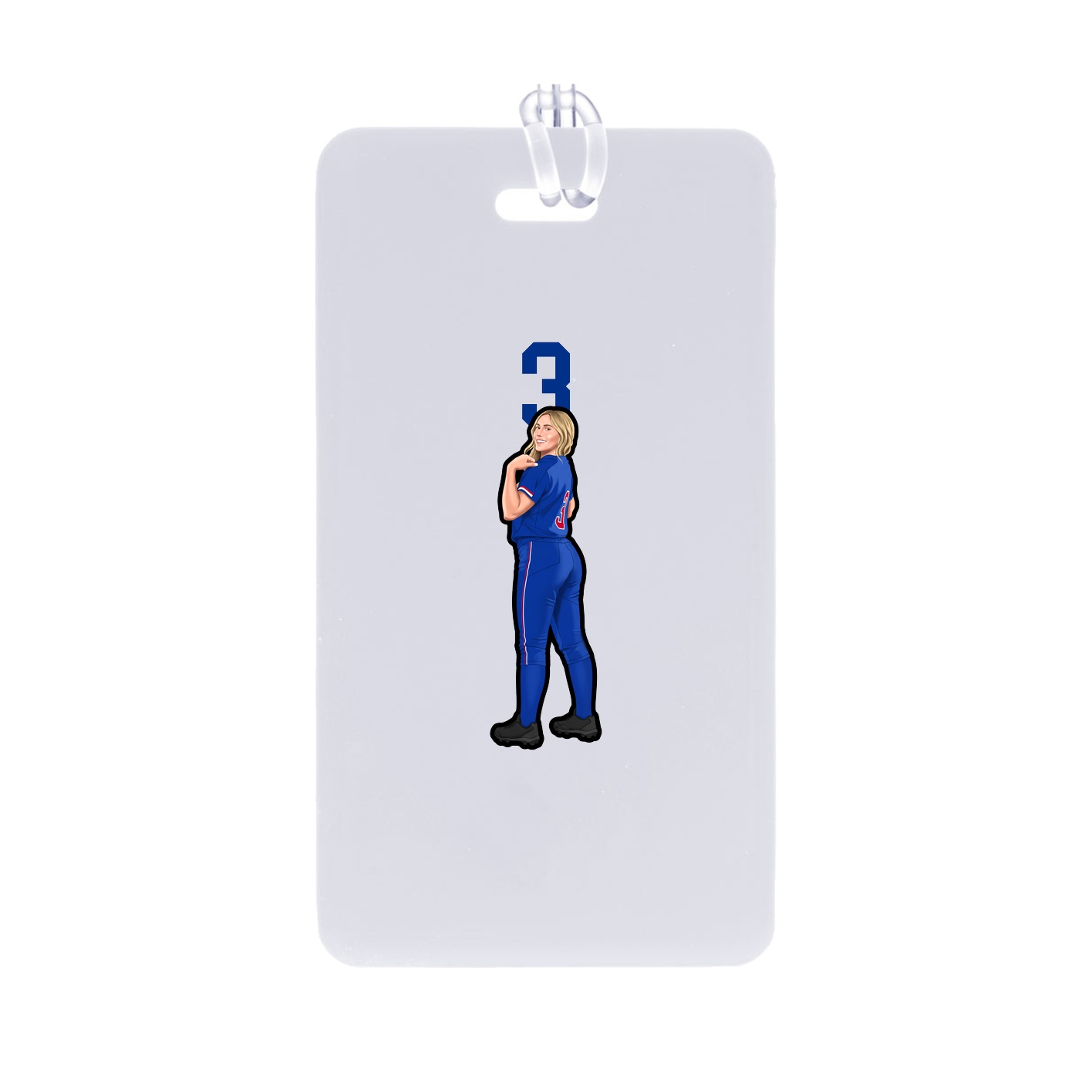 Bag Tag — Number Top in Classic
