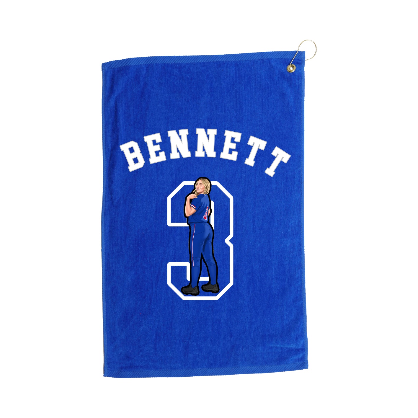 Golf Towel — Shirsey Arch in Royal