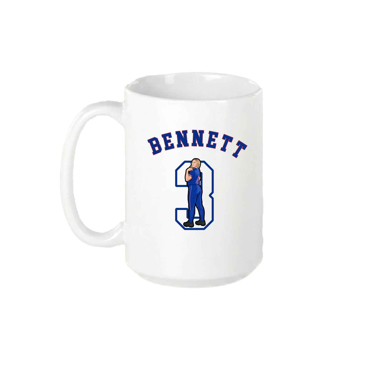15oz Coffee Mug — Shirsey Arch in White
